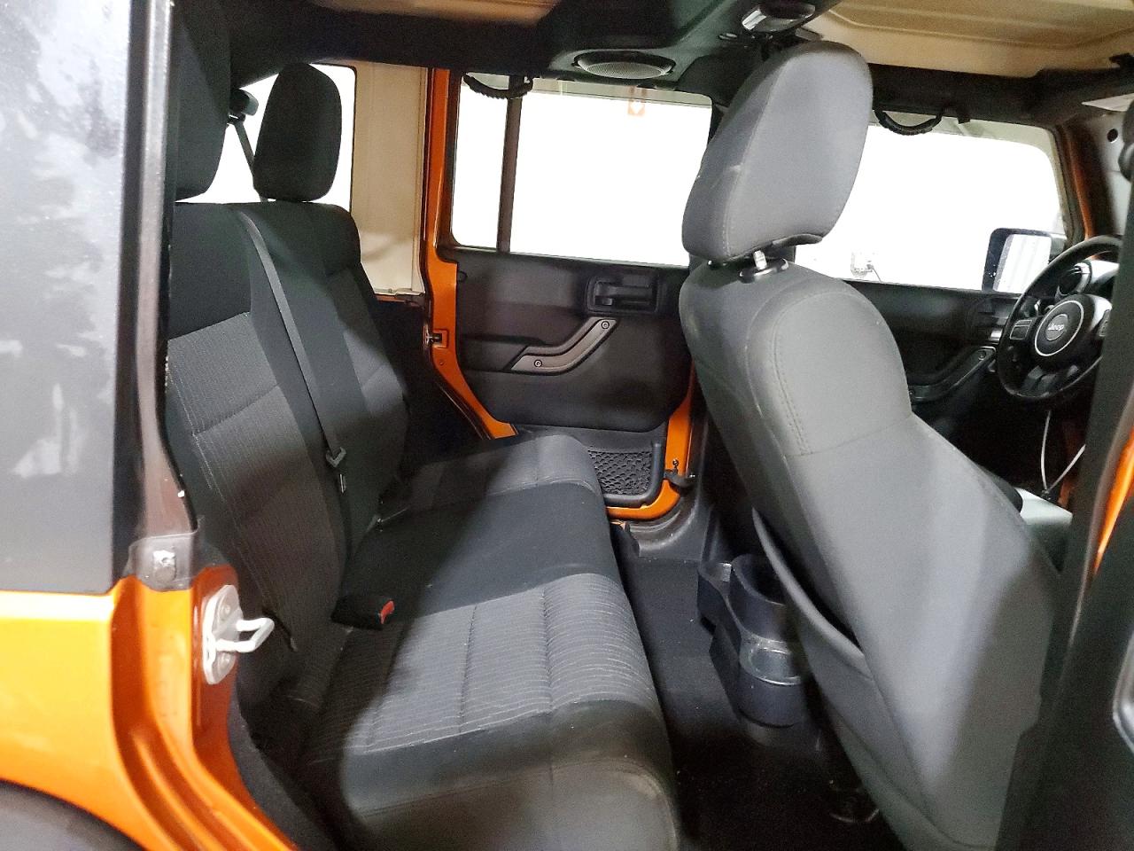 2011 Jeep Wrangler Unlimited Sport Orange vin: 1J4BA3H17BL555687