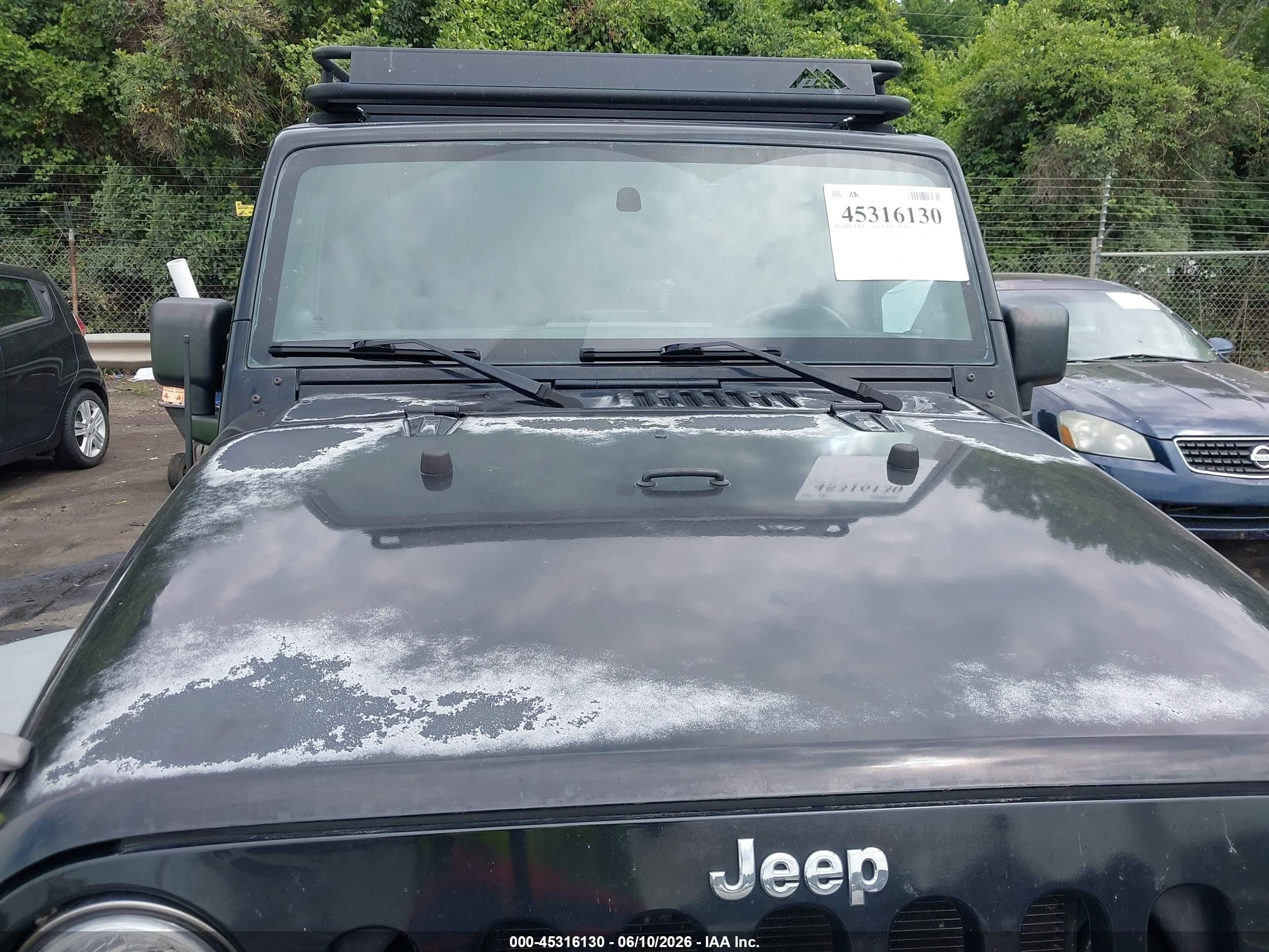 2011 Jeep Wrangler Unlimited Sport Black vin: 1J4BA3H17BL574871