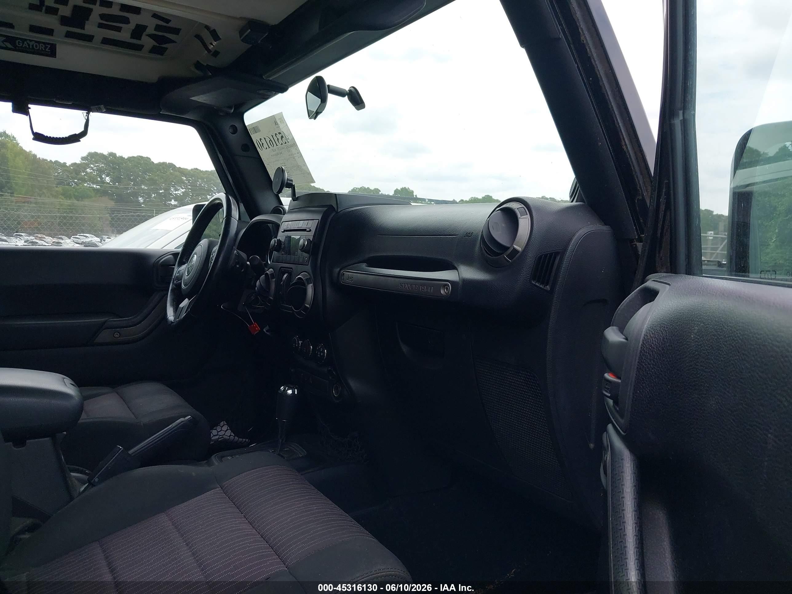 2011 Jeep Wrangler Unlimited Sport Black vin: 1J4BA3H17BL574871