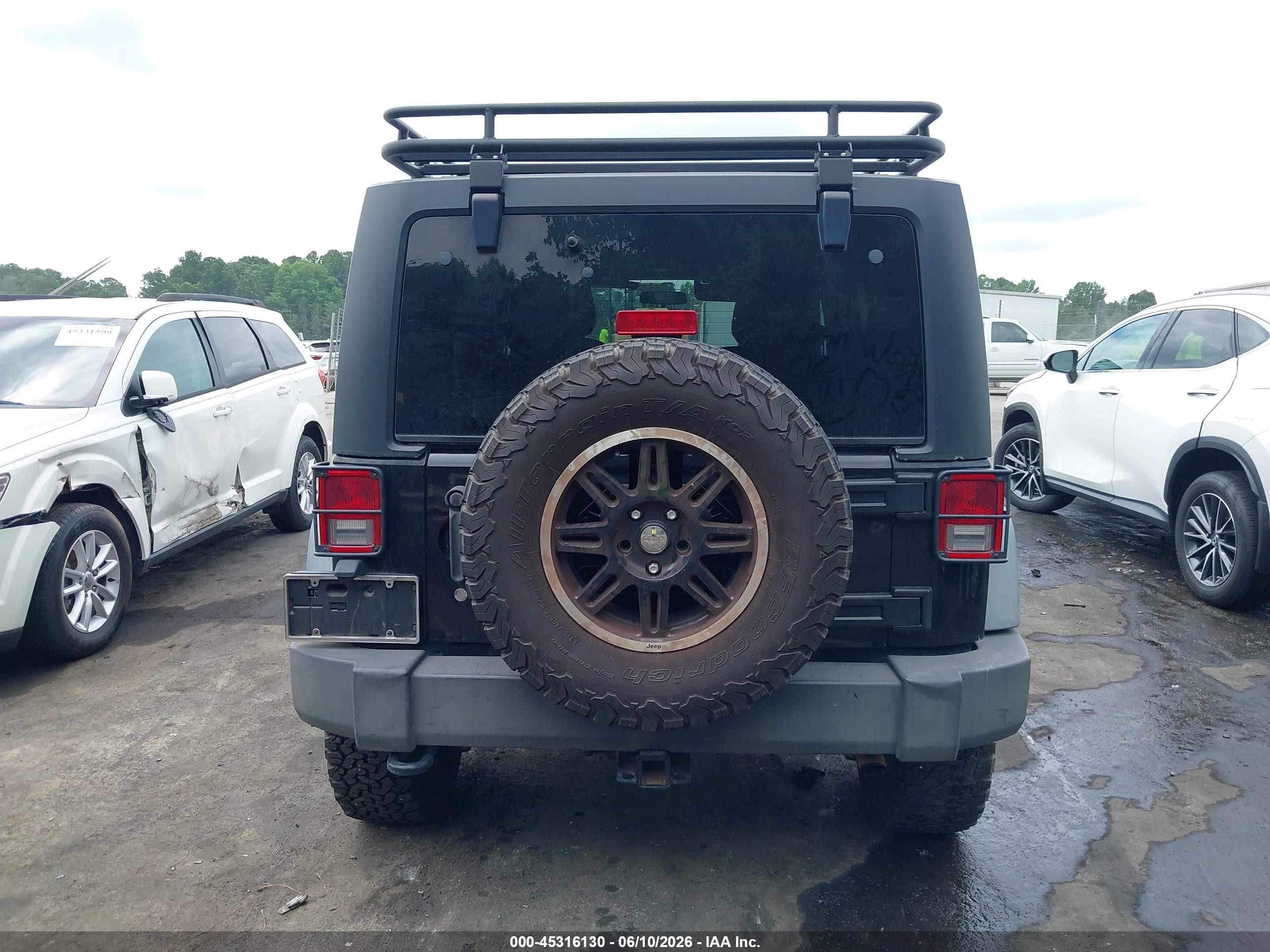 2011 Jeep Wrangler Unlimited Sport Black vin: 1J4BA3H17BL574871