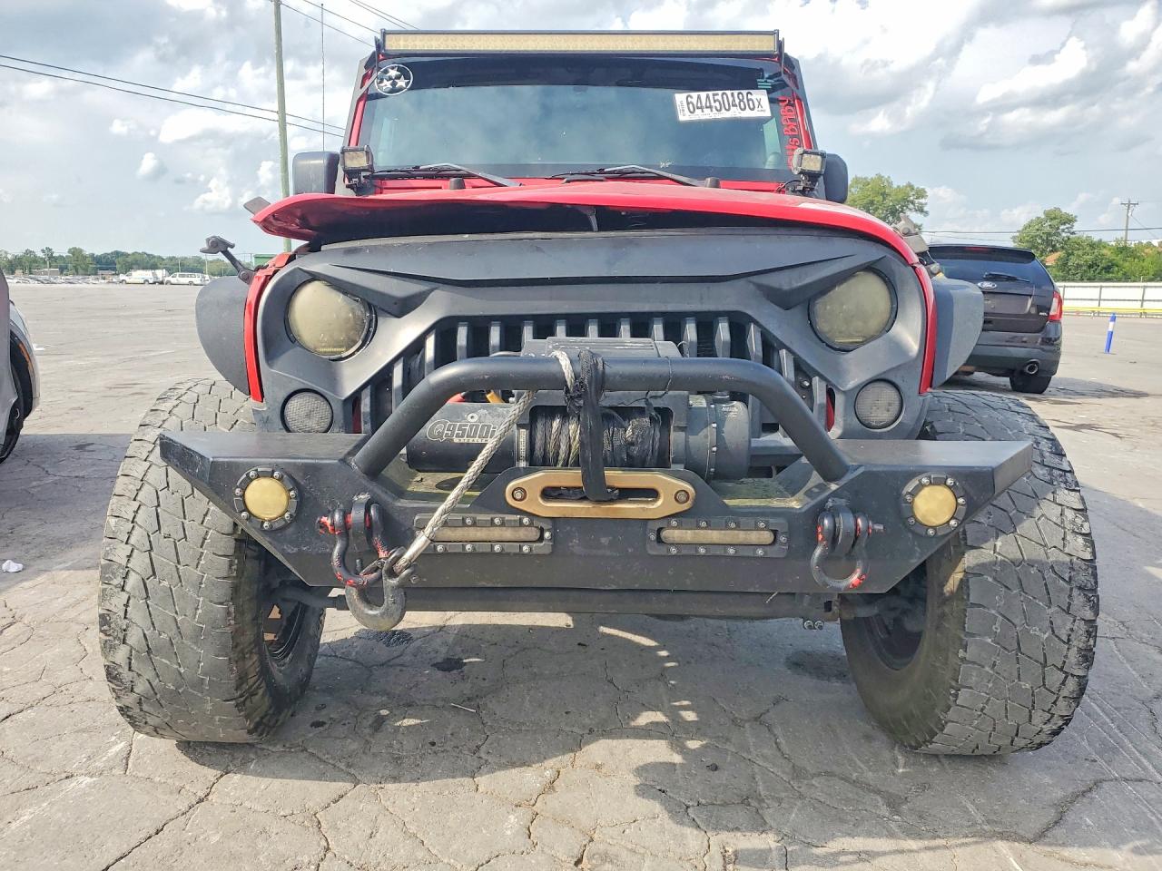 2011 Jeep Wrangler Unlimited Sport Red vin: 1J4BA3H17BL582341