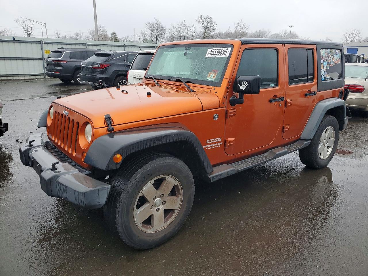 2011 Jeep Wrangler Unlimited Sport Orange vin: 1J4BA3H17BL595770