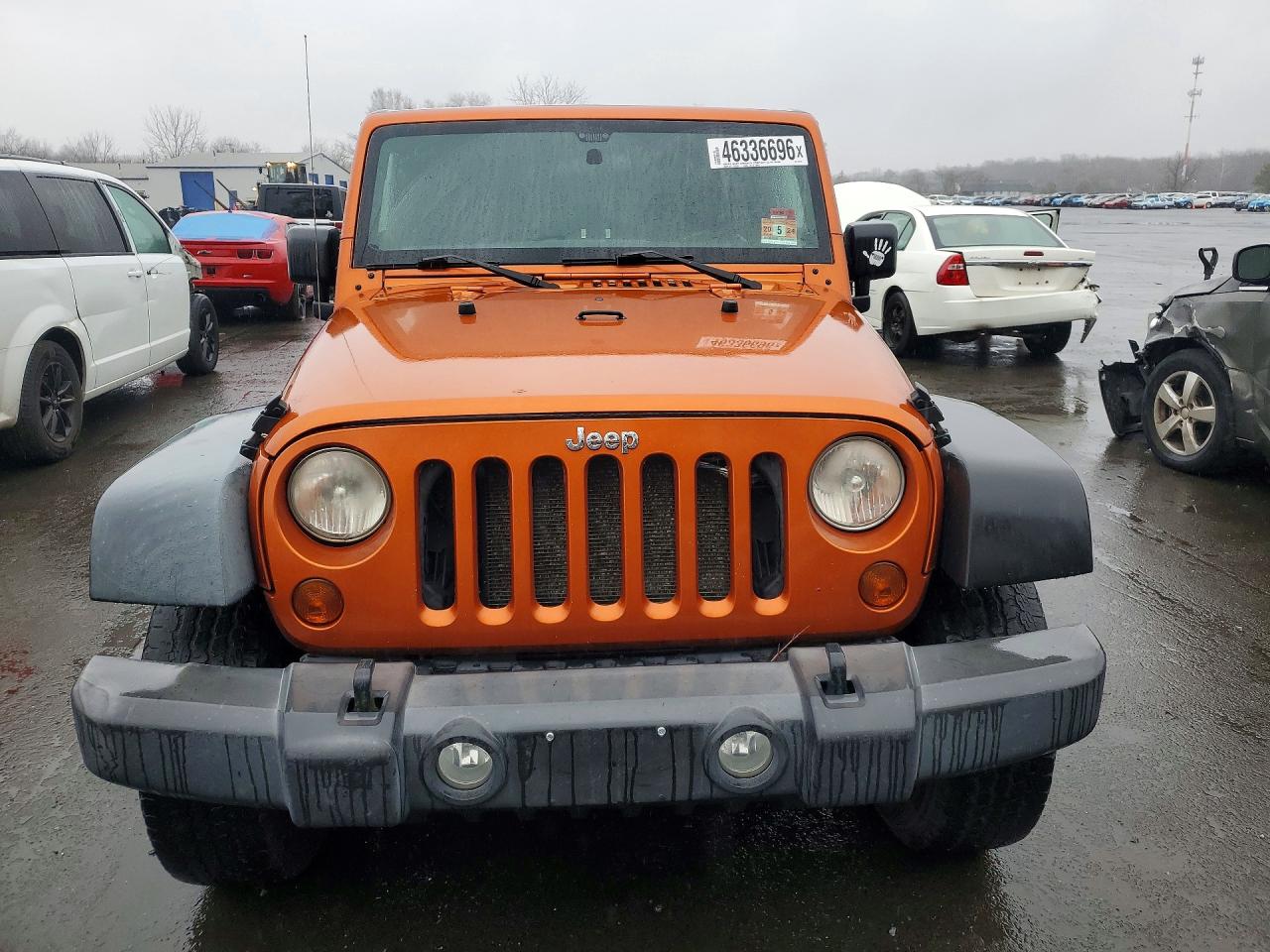 2011 Jeep Wrangler Unlimited Sport Orange vin: 1J4BA3H17BL595770