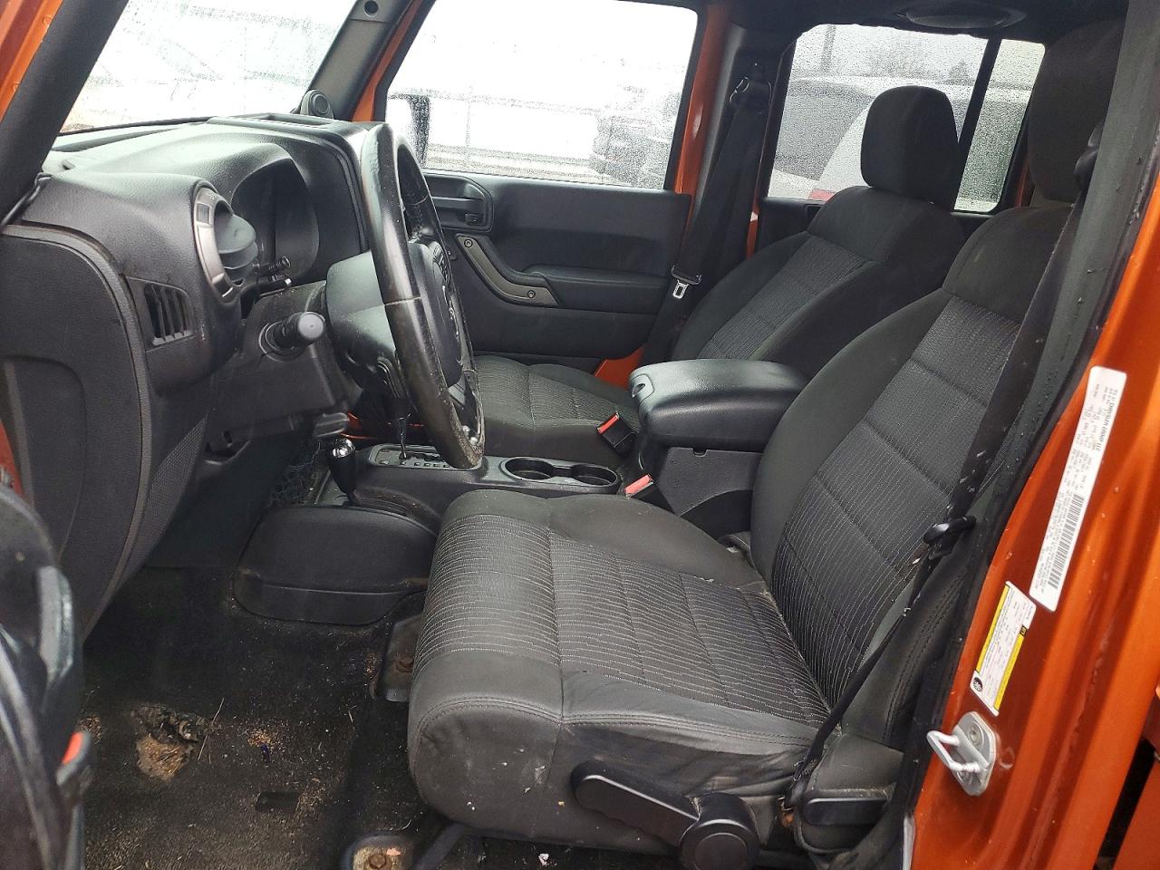 2011 Jeep Wrangler Unlimited Sport Orange vin: 1J4BA3H17BL595770