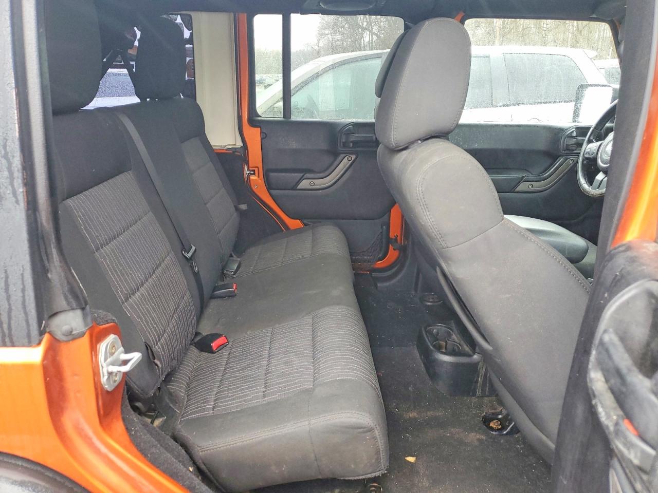 2011 Jeep Wrangler Unlimited Sport Orange vin: 1J4BA3H17BL595770