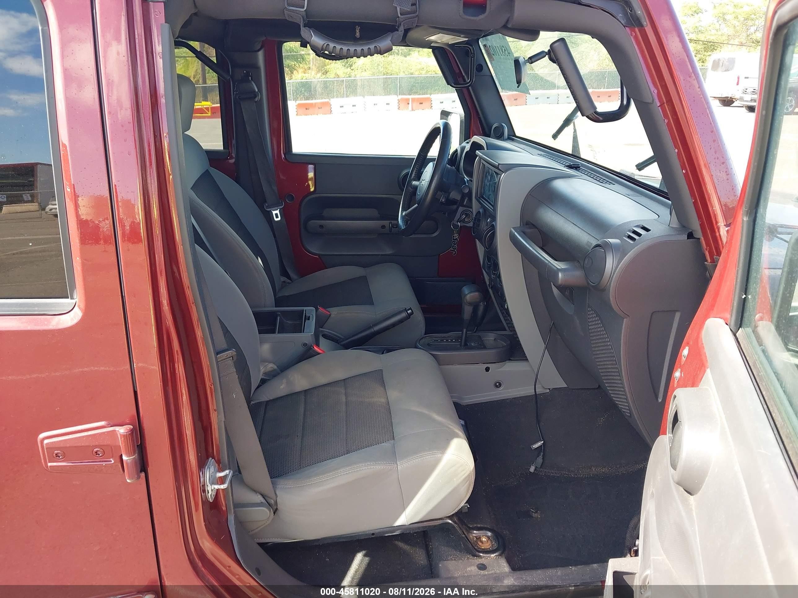 2010 Jeep Wrangler Unlimited Sport Красный vin: 1J4BA3H18AL125021