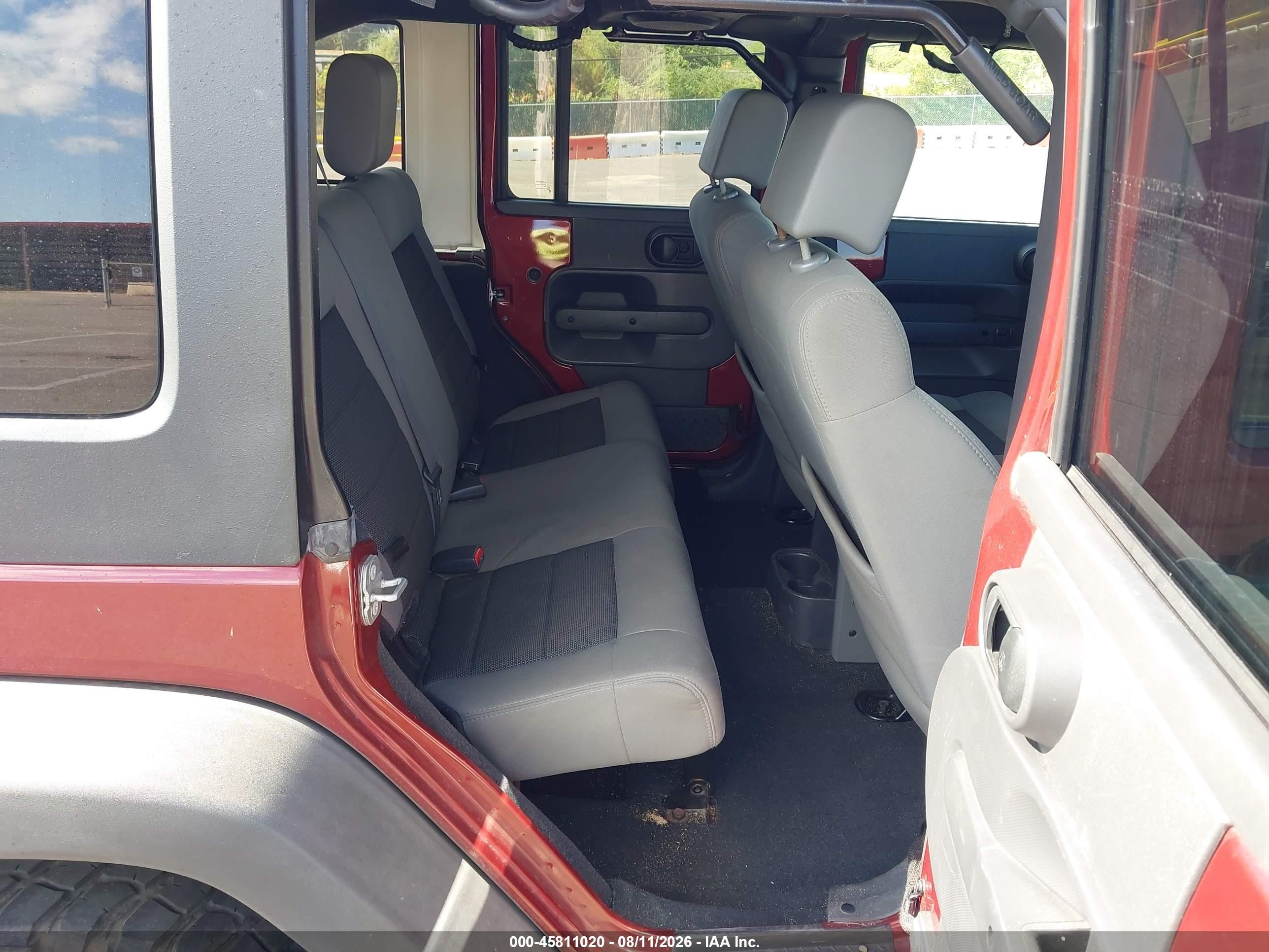 2010 Jeep Wrangler Unlimited Sport Красный vin: 1J4BA3H18AL125021