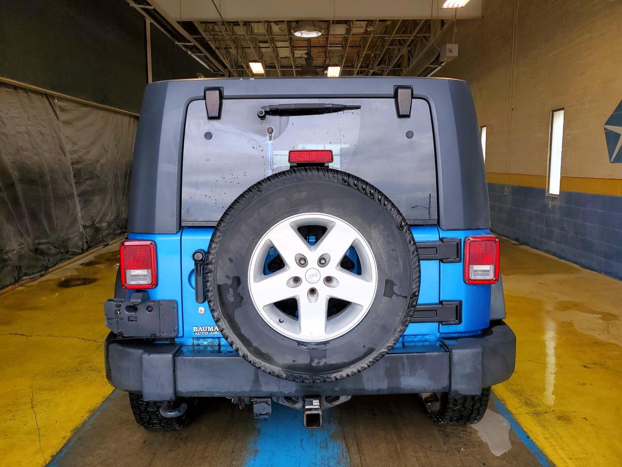 2010 Jeep Wrangler Unlimited Sport Синий vin: 1J4BA3H18AL132891