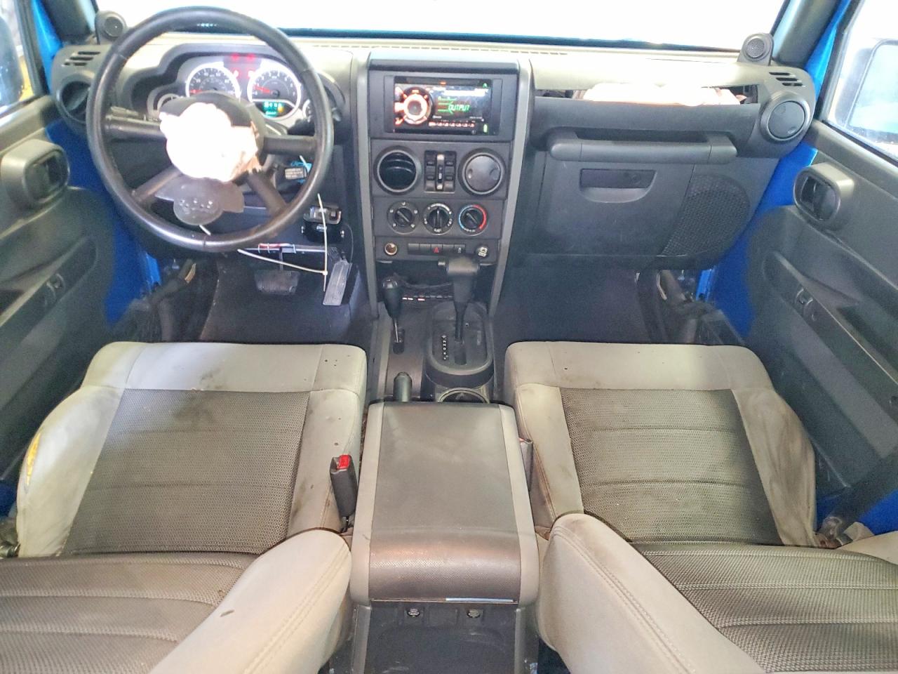 2010 Jeep Wrangler Unlimited Sport Синий vin: 1J4BA3H18AL132891