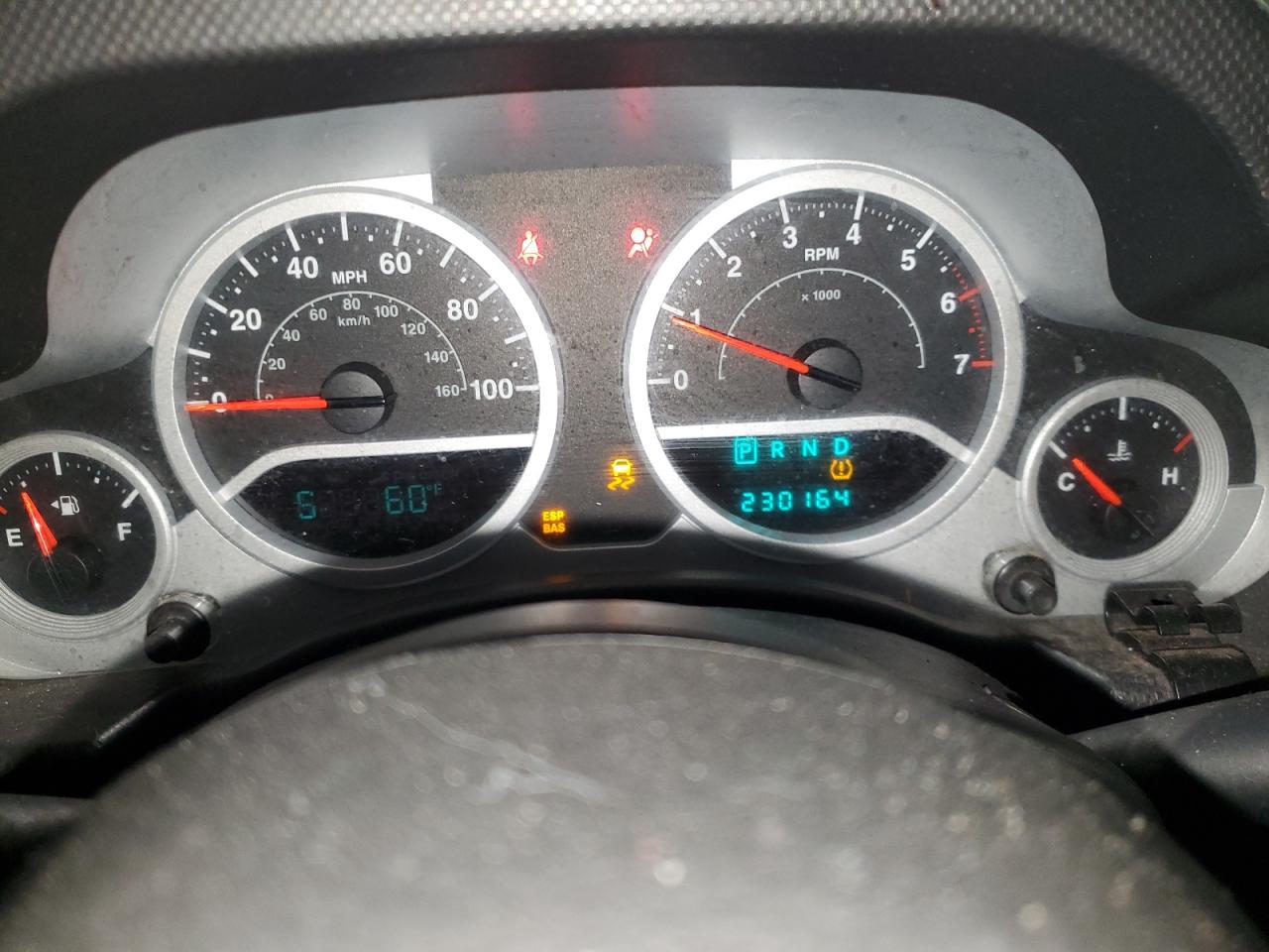 2010 Jeep Wrangler Unlimited Sport Синий vin: 1J4BA3H18AL132891 Damage: Warning Light - Srs, On, Unacceptable