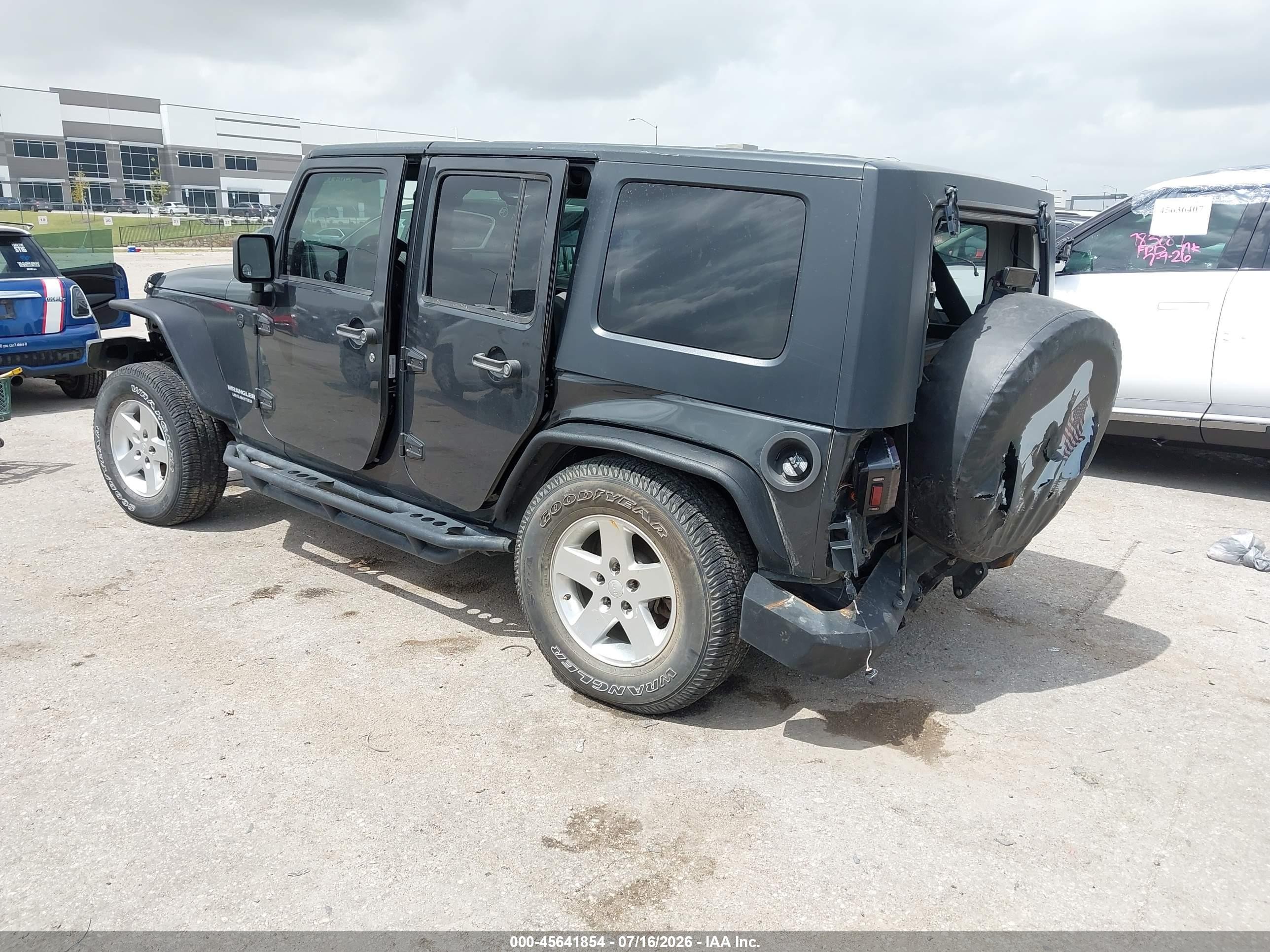 2010 Jeep Wrangler Unlimited Sport Gray vin: 1J4BA3H18AL145785