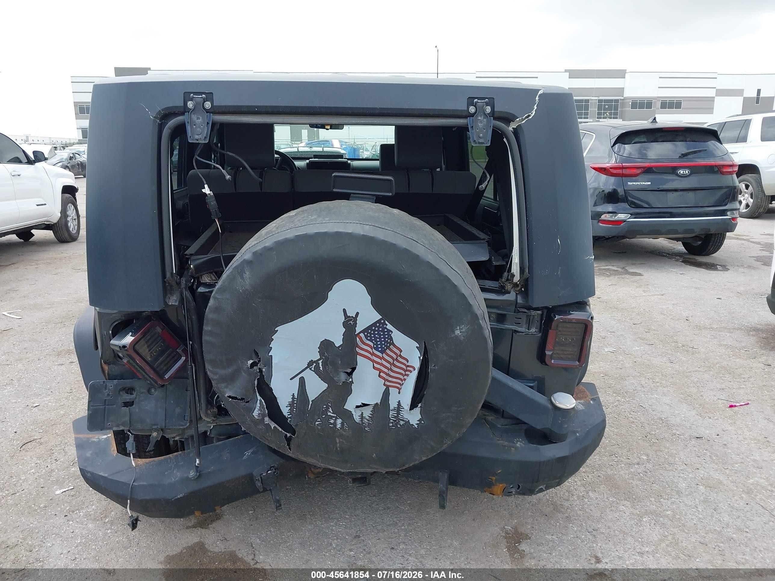 2010 Jeep Wrangler Unlimited Sport Gray vin: 1J4BA3H18AL145785