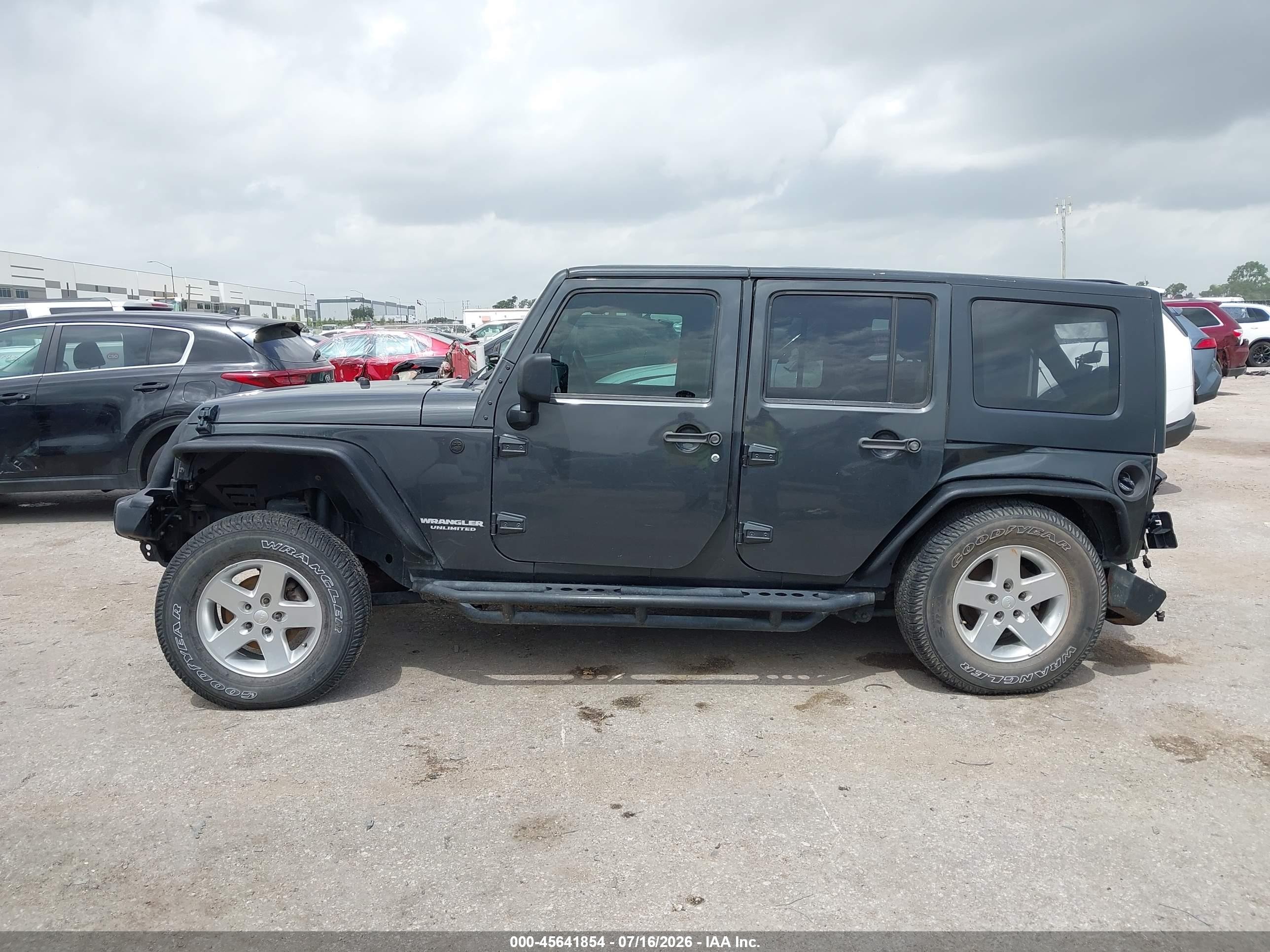 2010 Jeep Wrangler Unlimited Sport Gray vin: 1J4BA3H18AL145785