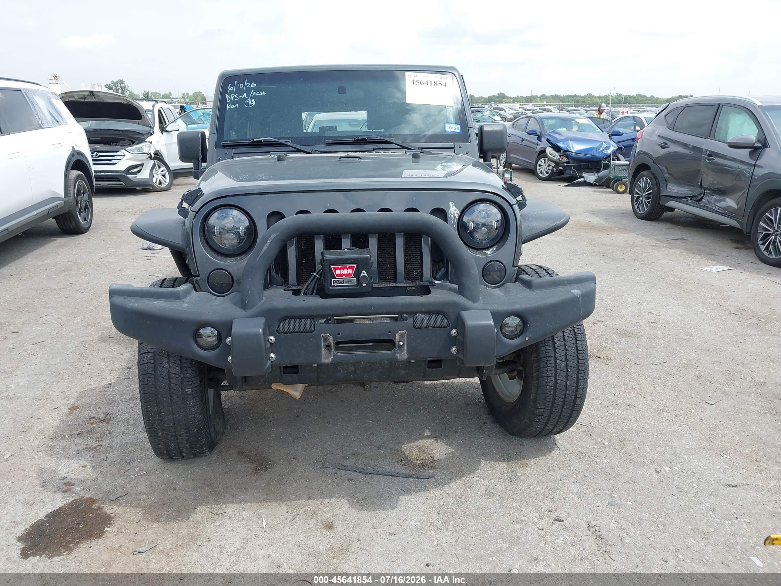 2010 Jeep Wrangler Unlimited Sport Gray vin: 1J4BA3H18AL145785
