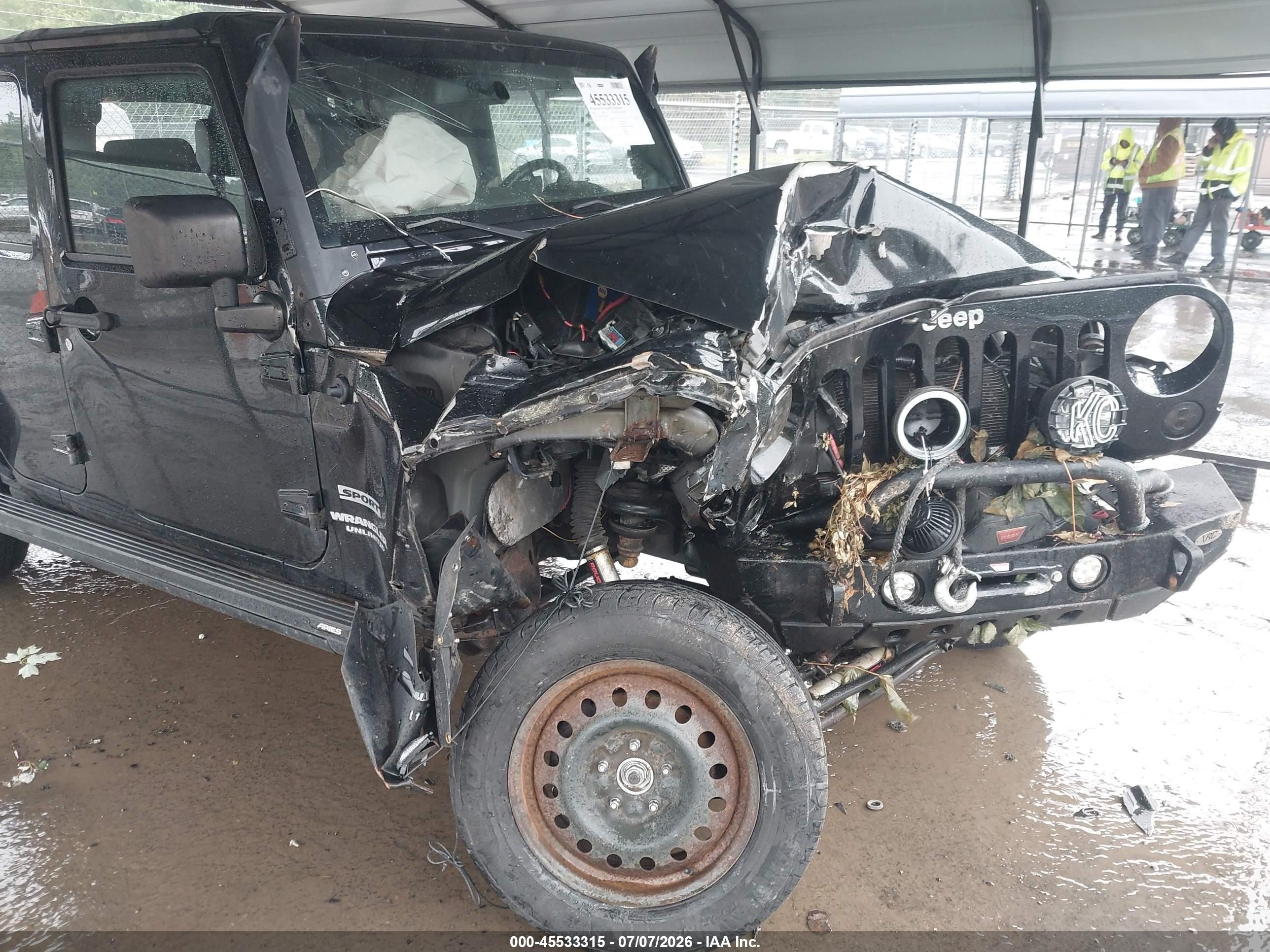 2010 Jeep Wrangler Unlimited Sport Black vin: 1J4BA3H18AL161436