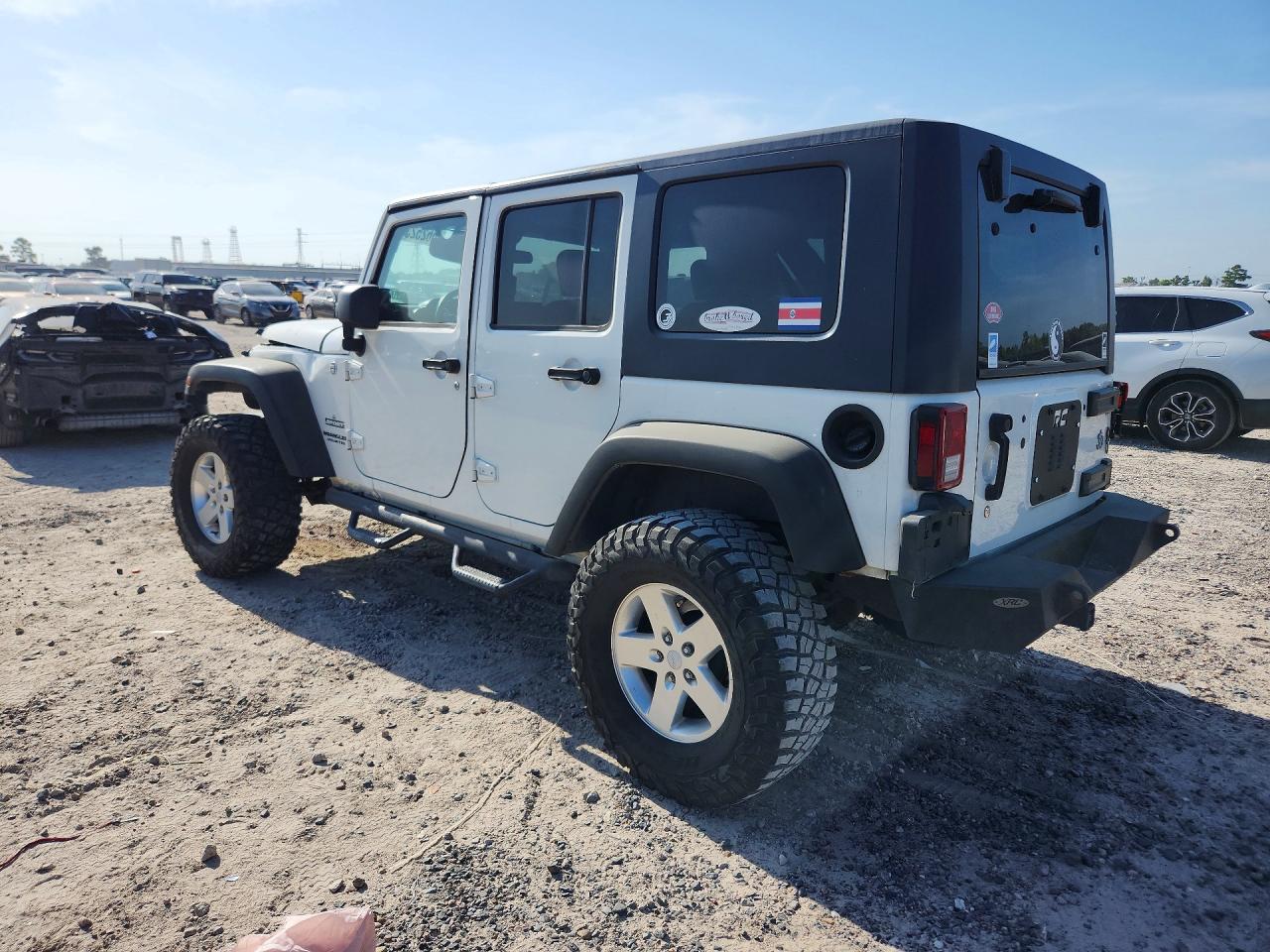 2010 Jeep Wrangler Unlimited Sport White vin: 1J4BA3H18AL204284