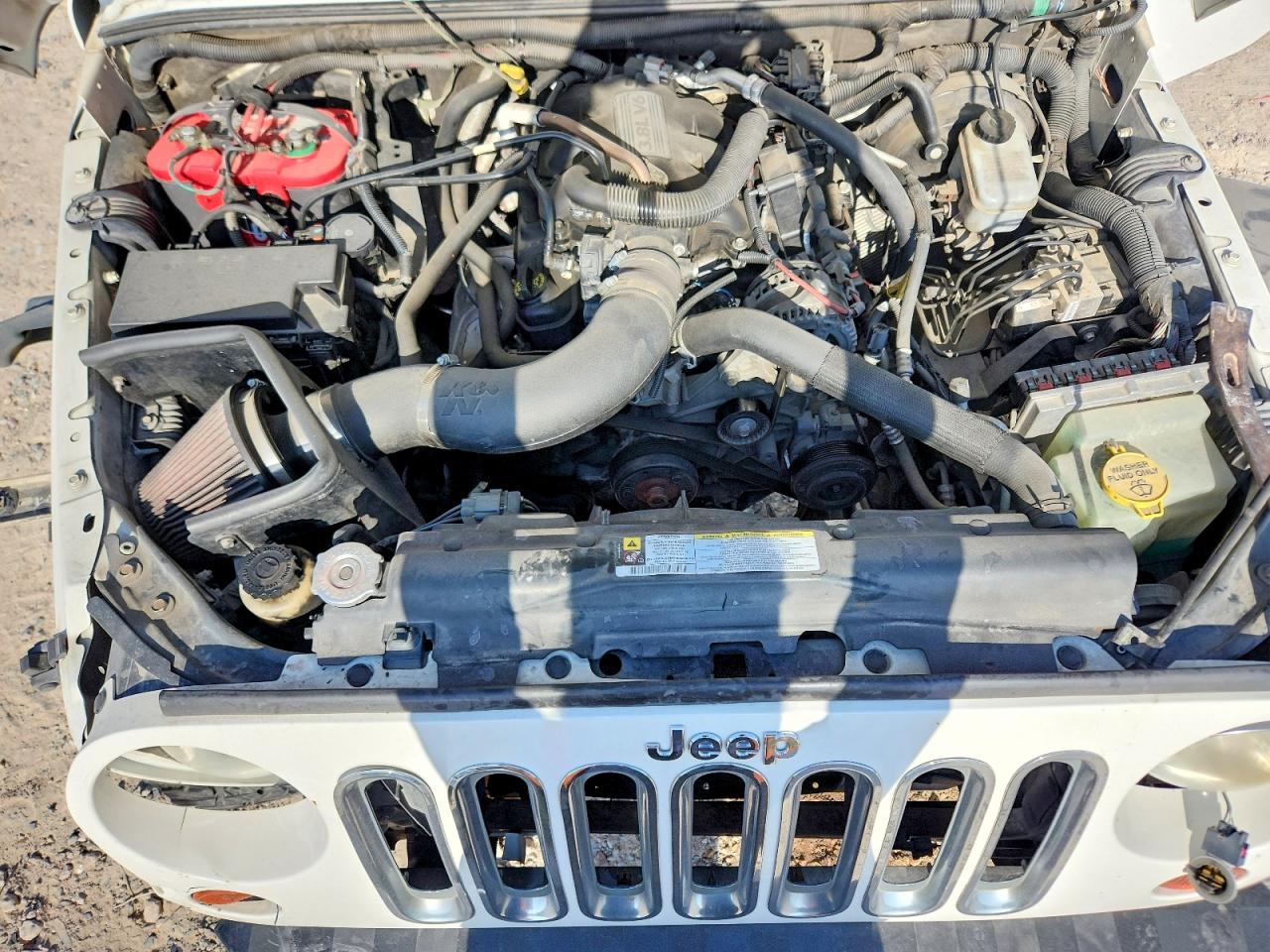 2010 Jeep Wrangler Unlimited Sport White vin: 1J4BA3H18AL204284