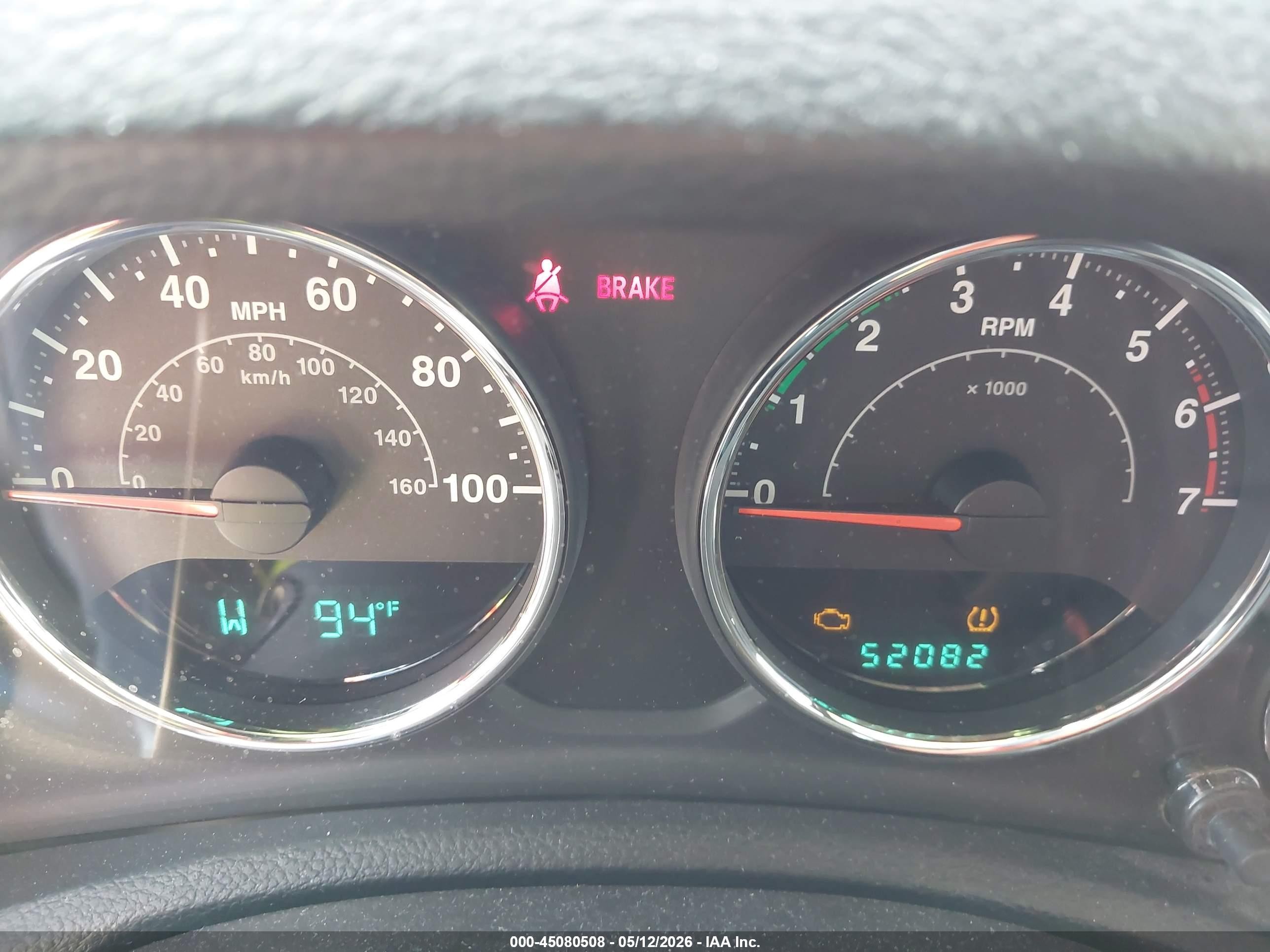 2011 Jeep Wrangler Unlimited Sport Темно-бордовый vin: 1J4BA3H18BL528806