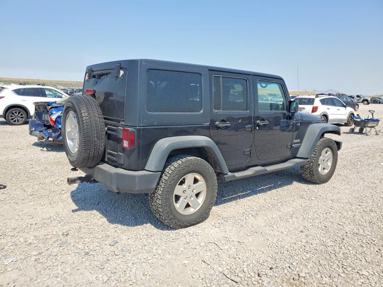 2011 Jeep Wrangler Unlimited Sport Black vin: 1J4BA3H18BL561353