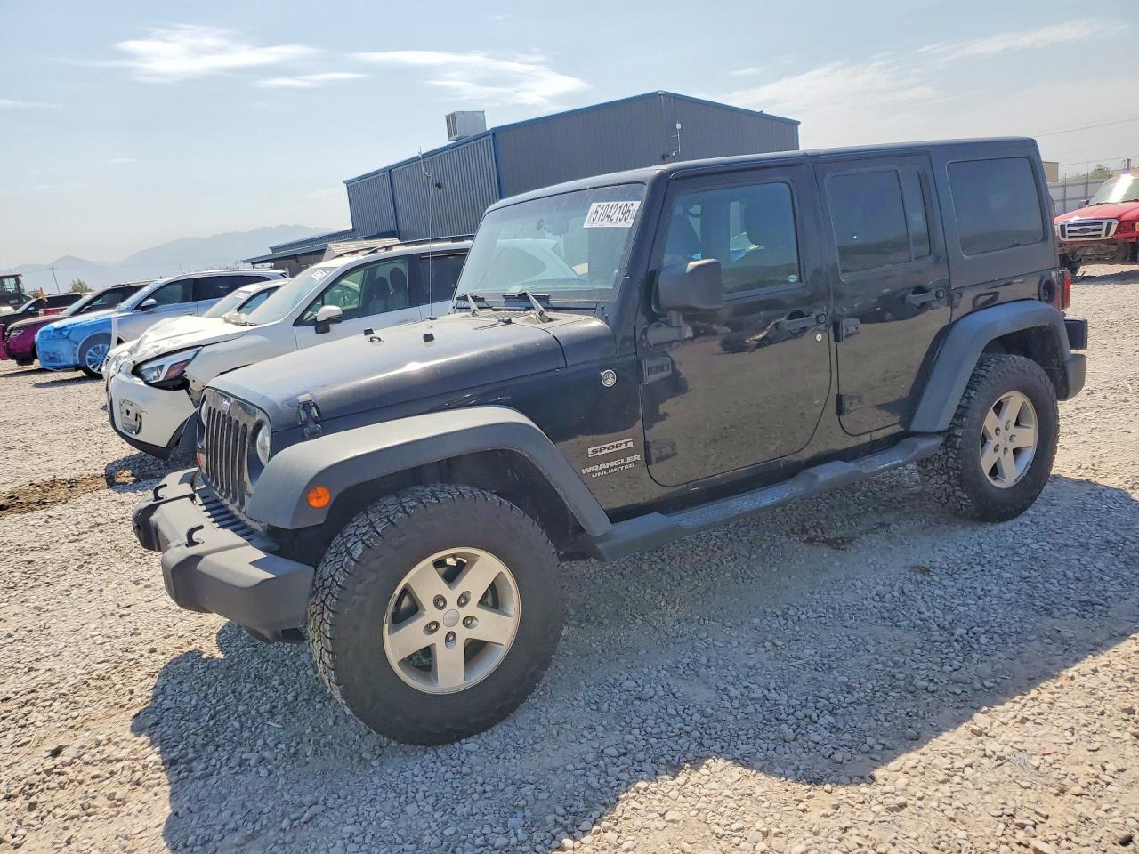 2011 Jeep Wrangler Unlimited Sport Black vin: 1J4BA3H18BL561353
