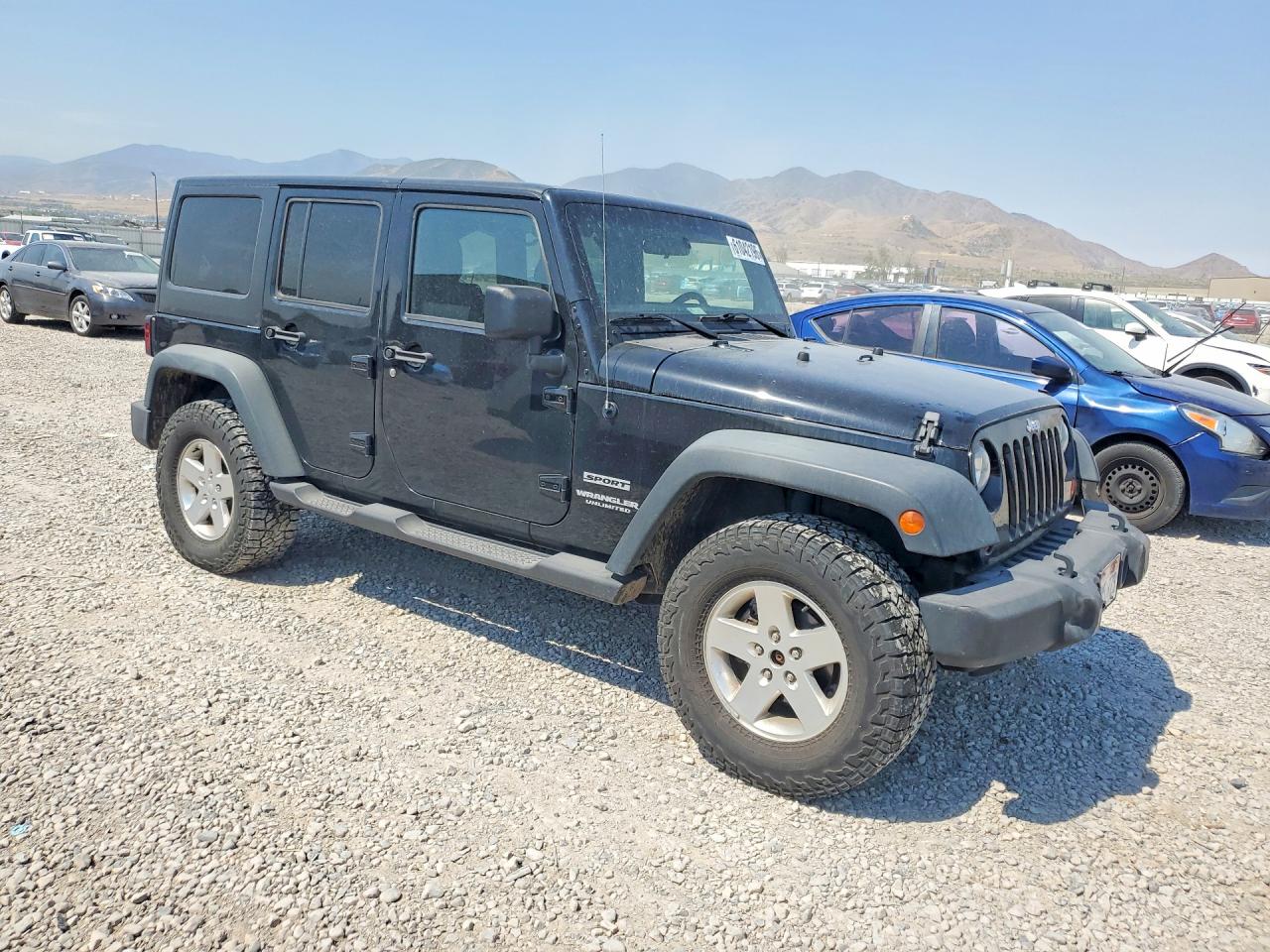 2011 Jeep Wrangler Unlimited Sport Black vin: 1J4BA3H18BL561353