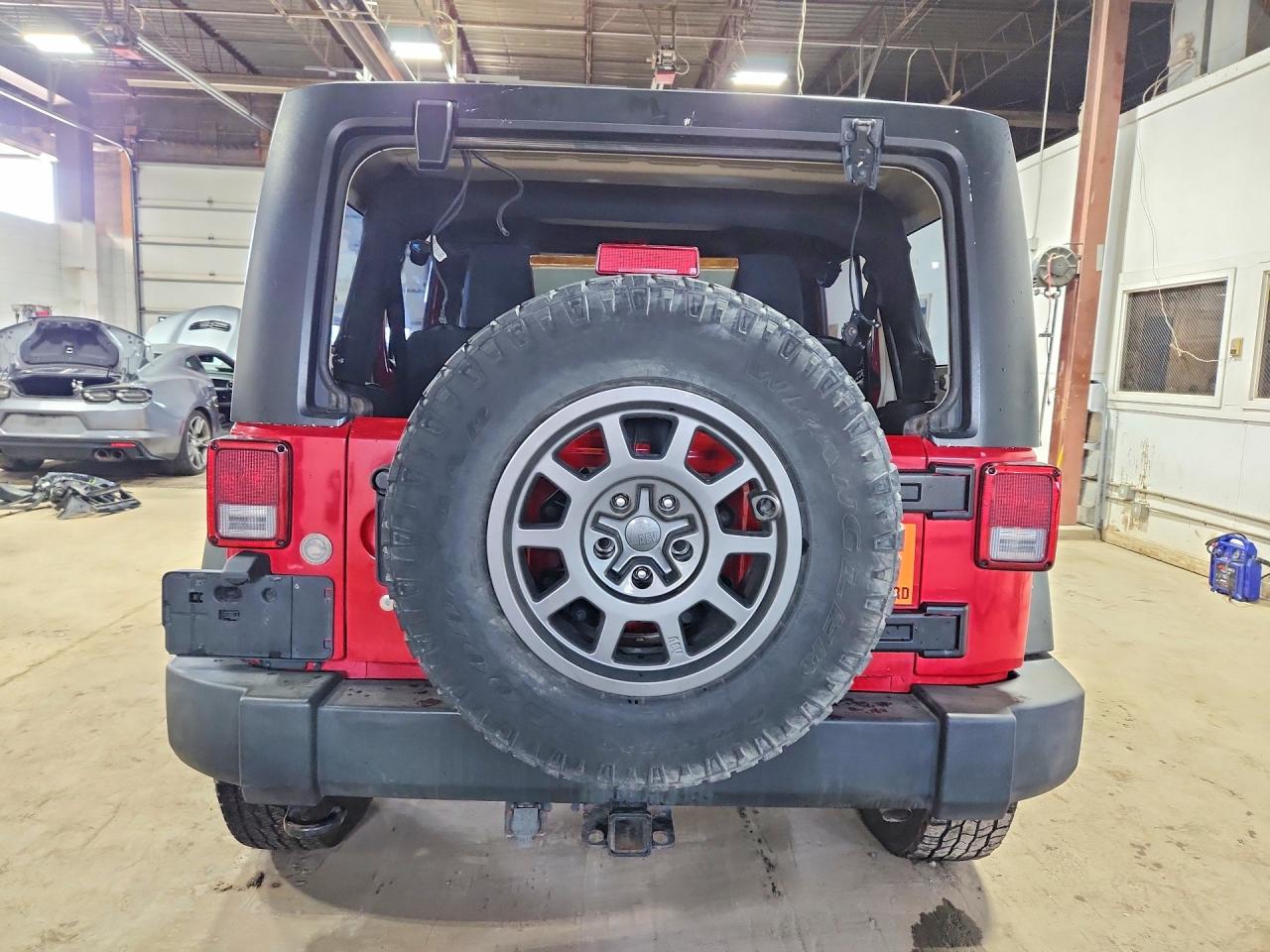 2011 Jeep Wrangler Unlimited Sport Красный vin: 1J4BA3H18BL579089