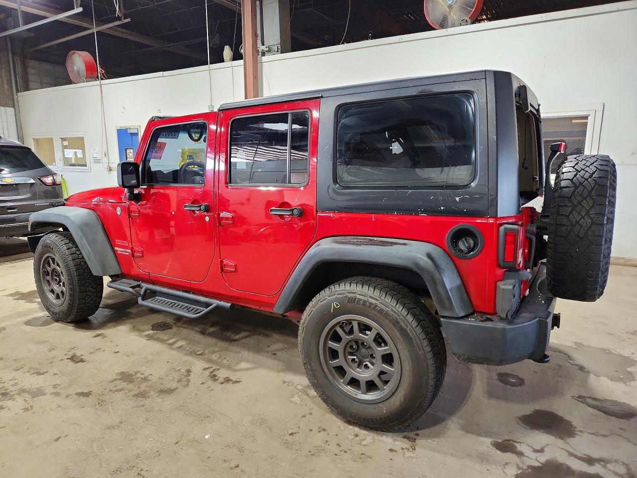 2011 Jeep Wrangler Unlimited Sport Красный vin: 1J4BA3H18BL579089