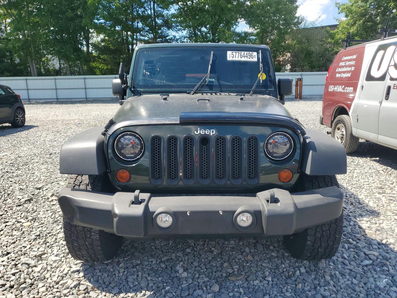 2011 Jeep Wrangler Unlimited Sport Green vin: 1J4BA3H18BL581943