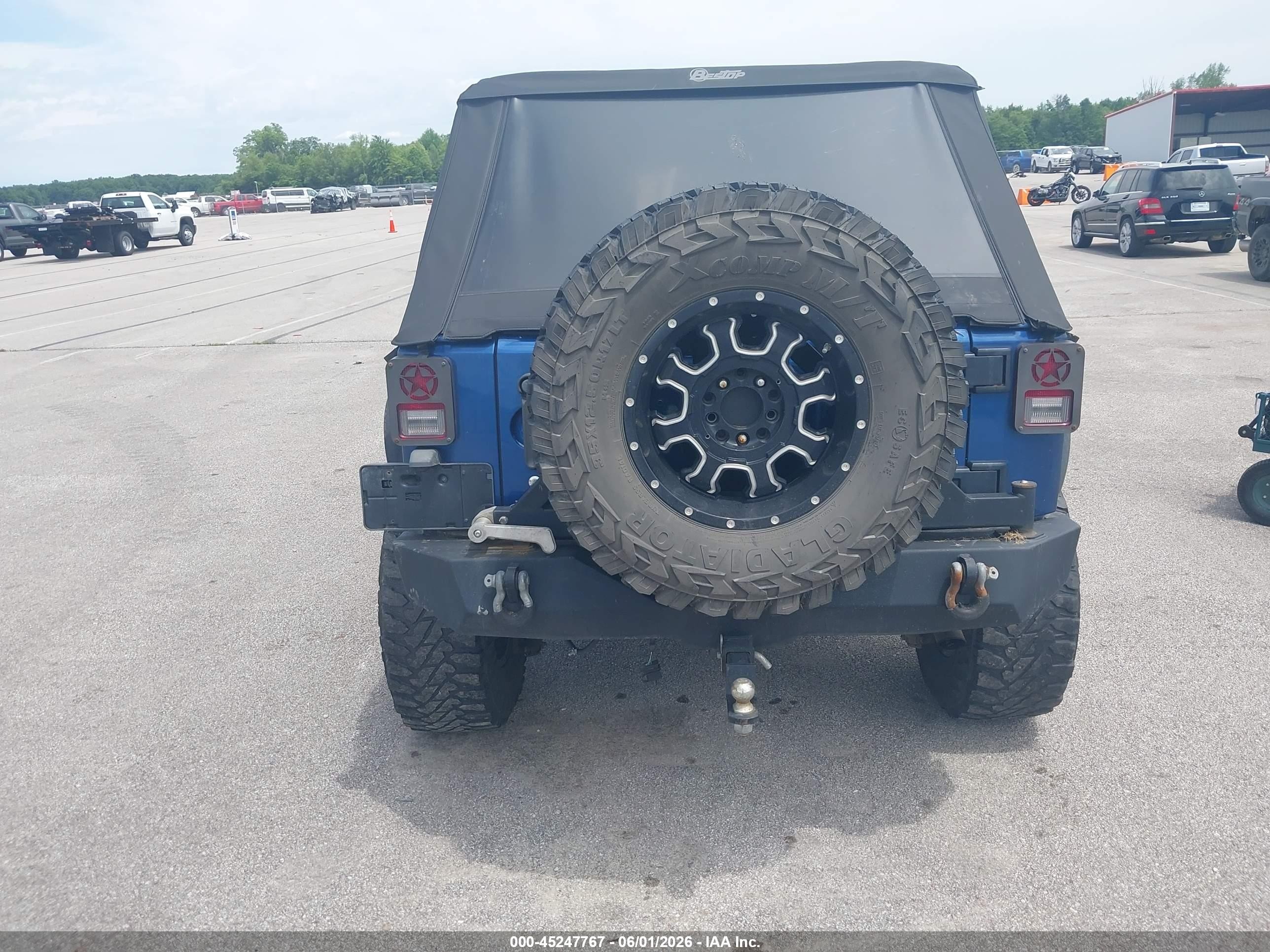 2010 Jeep Wrangler Unlimited Sport Blue vin: 1J4BA3H19AL108812