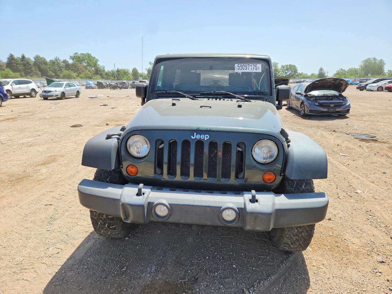 2010 Jeep Wrangler Unlimited Sport Green vin: 1J4BA3H19AL124878