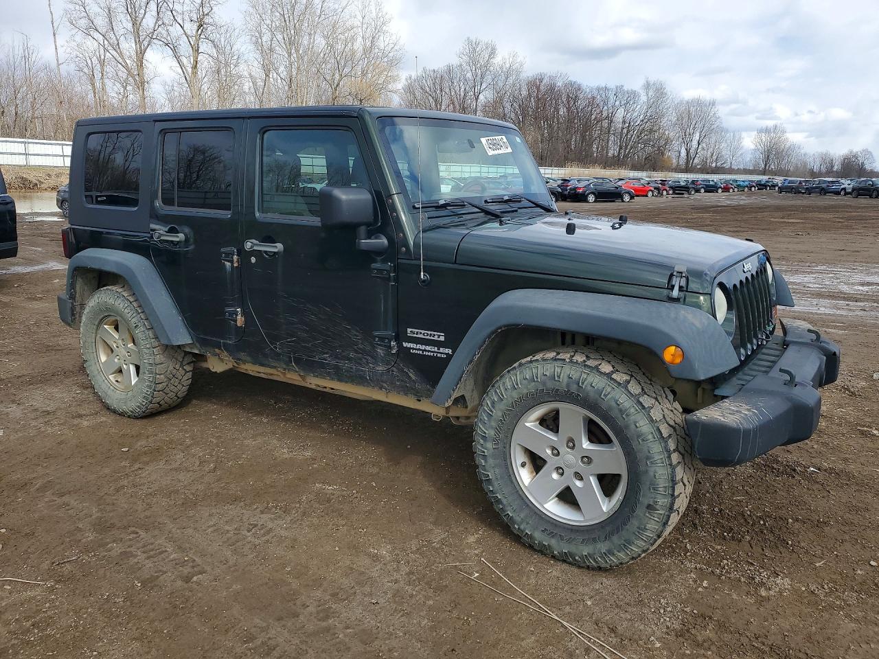 2010 Jeep Wrangler Unlimited Sport Green vin: 1J4BA3H19AL151191