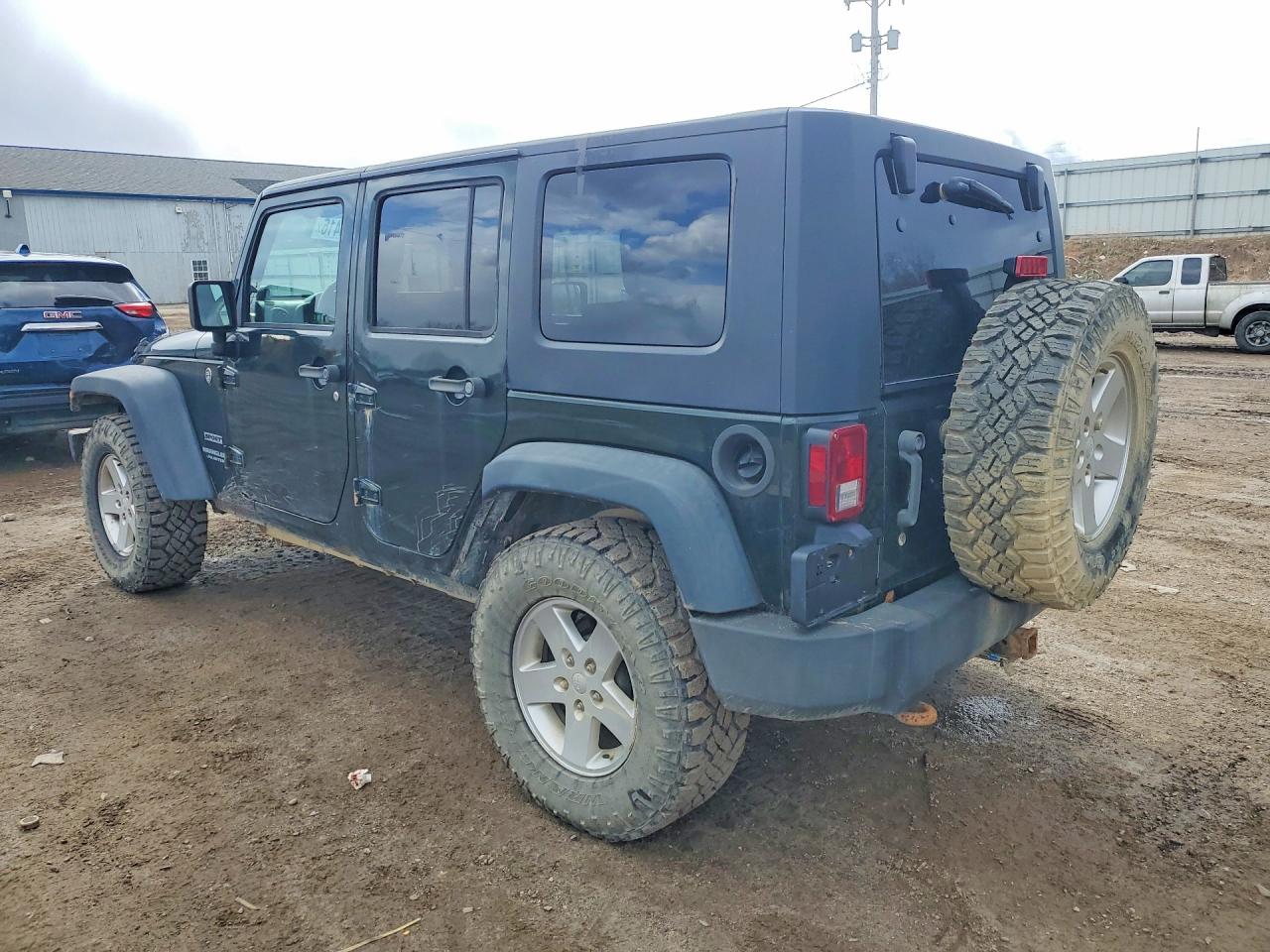 2010 Jeep Wrangler Unlimited Sport Green vin: 1J4BA3H19AL151191