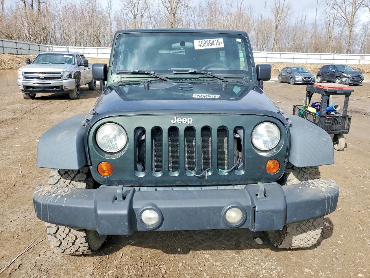 2010 Jeep Wrangler Unlimited Sport Green vin: 1J4BA3H19AL151191