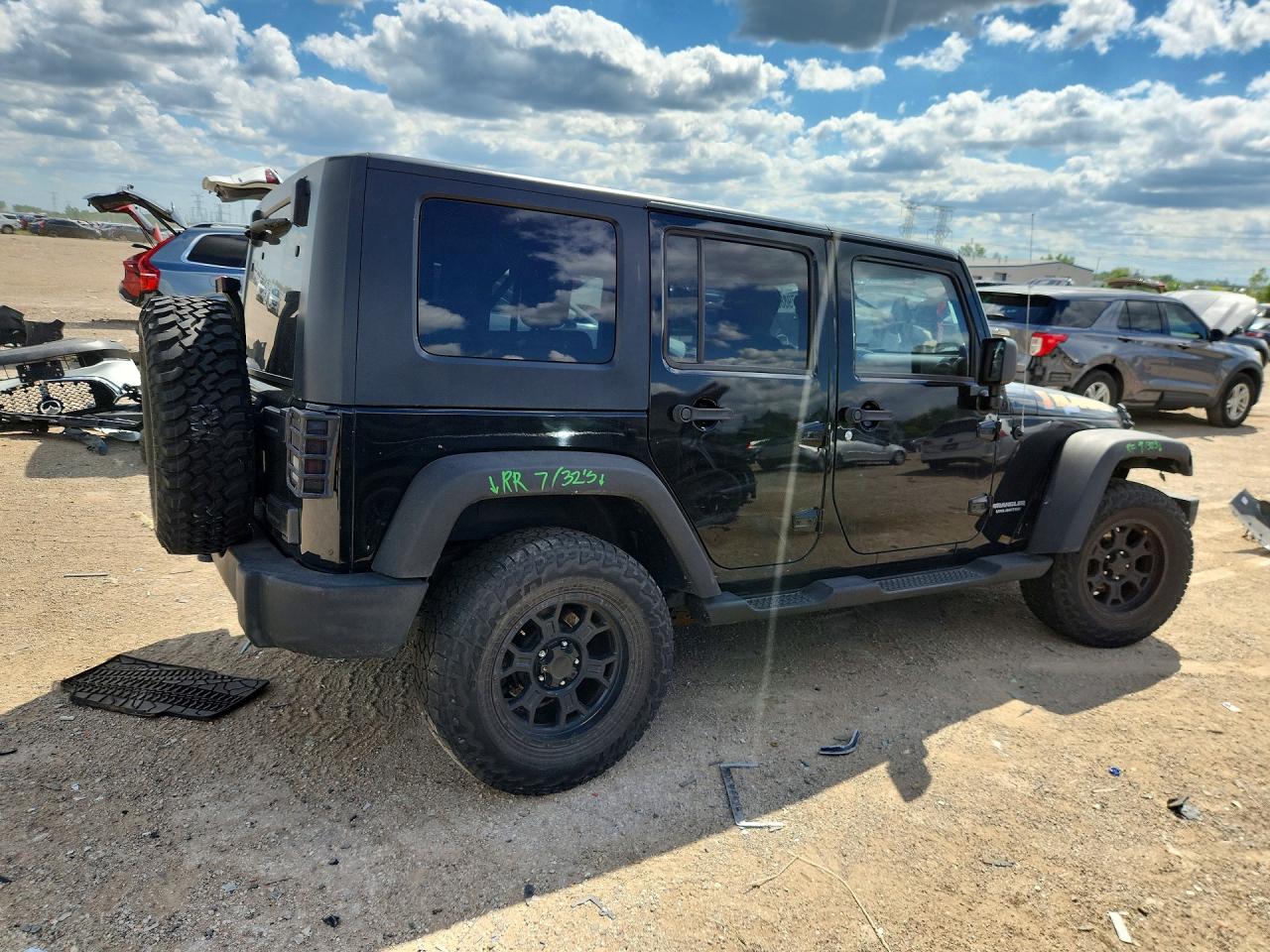 2010 Jeep Wrangler Unlimited Sport Black vin: 1J4BA3H19AL160862