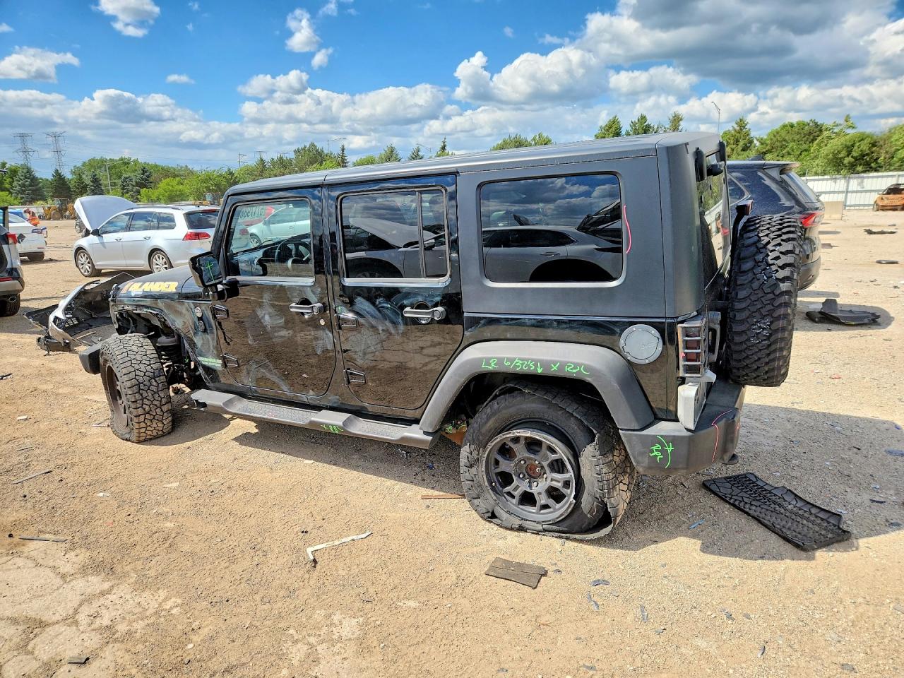 2010 Jeep Wrangler Unlimited Sport Black vin: 1J4BA3H19AL160862