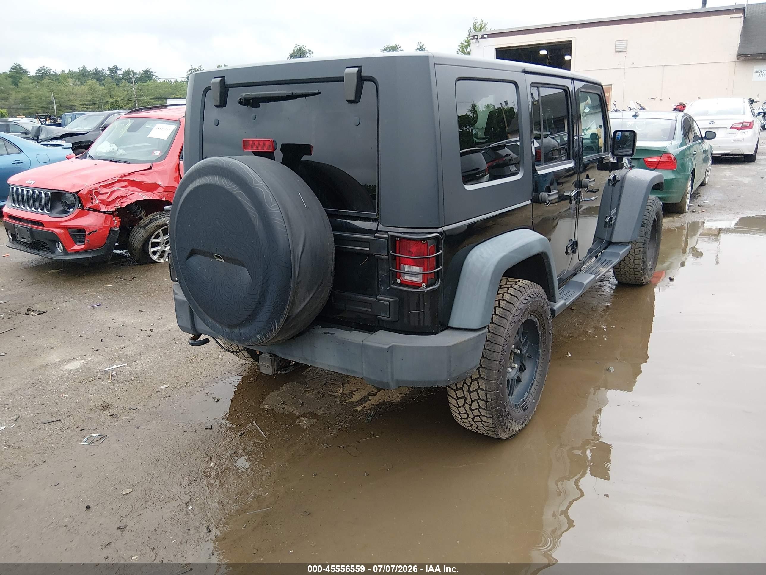 2010 Jeep Wrangler Unlimited Sport Black vin: 1J4BA3H19AL161431