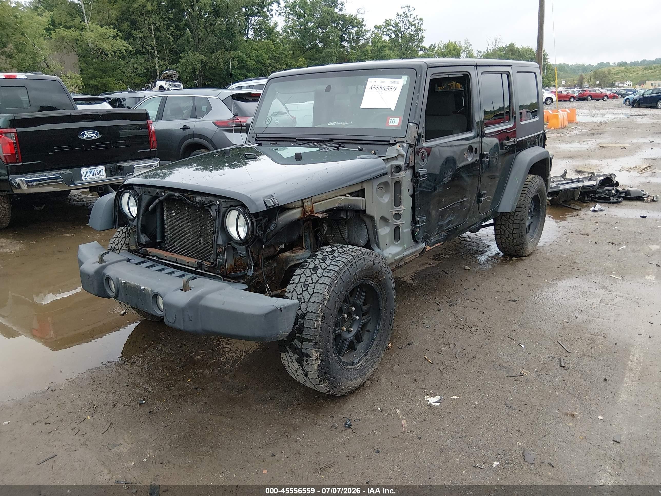 2010 Jeep Wrangler Unlimited Sport Black vin: 1J4BA3H19AL161431