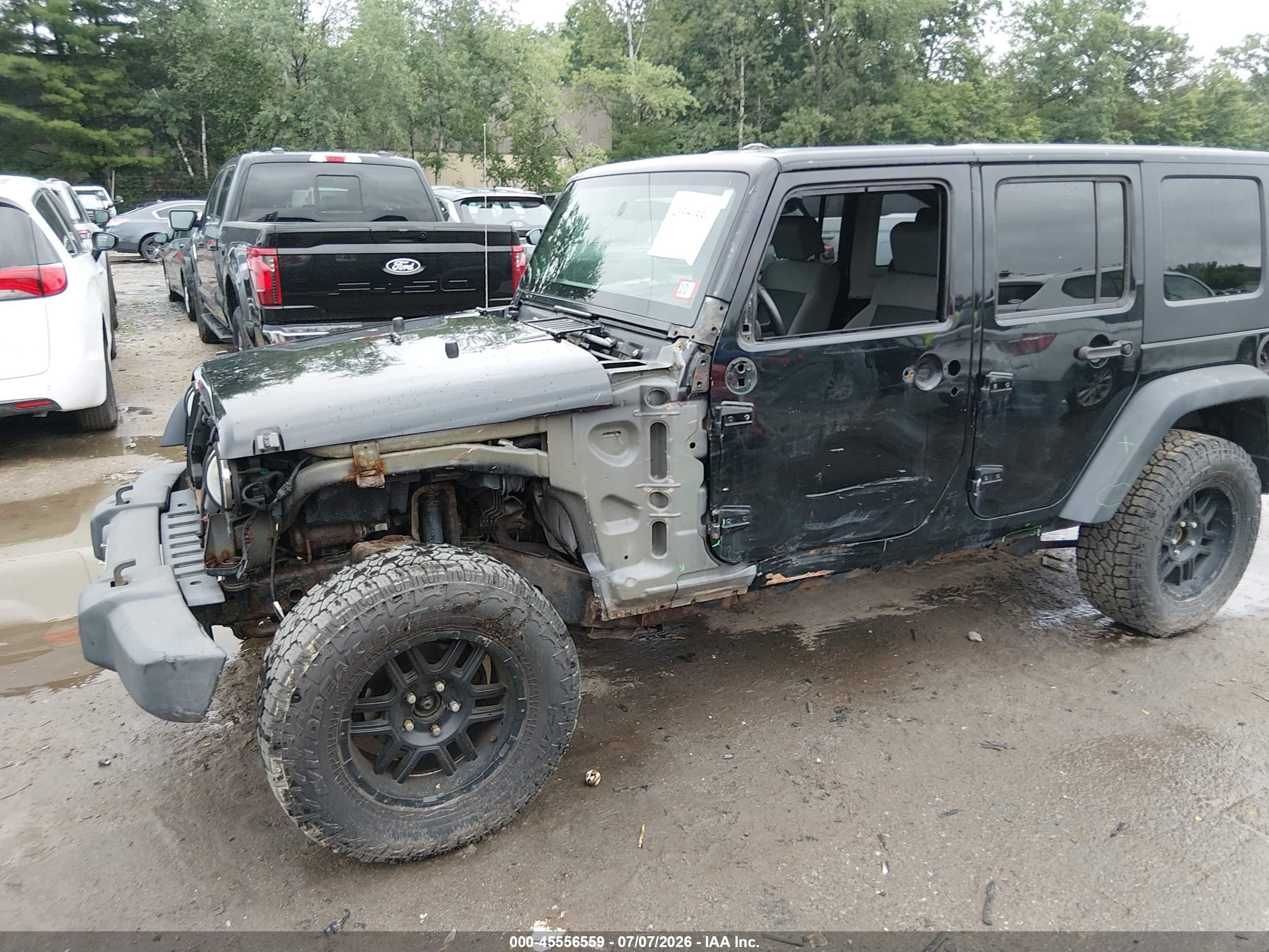 2010 Jeep Wrangler Unlimited Sport Black vin: 1J4BA3H19AL161431