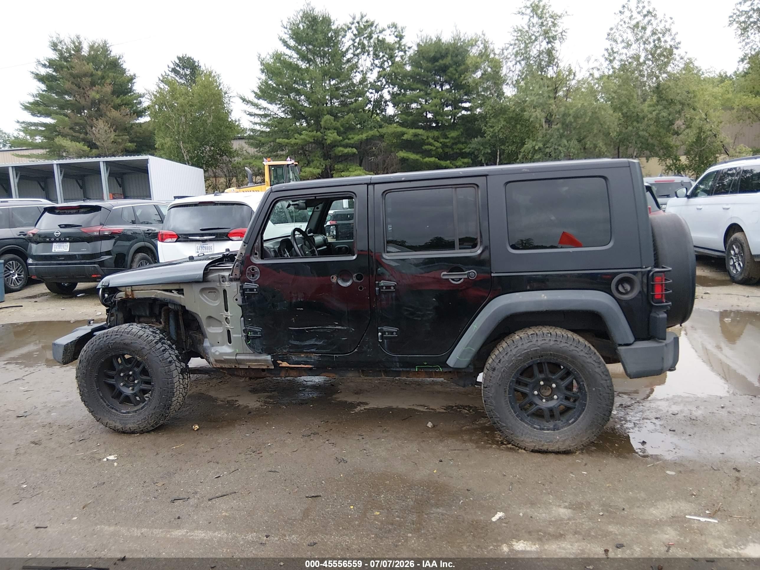 2010 Jeep Wrangler Unlimited Sport Black vin: 1J4BA3H19AL161431