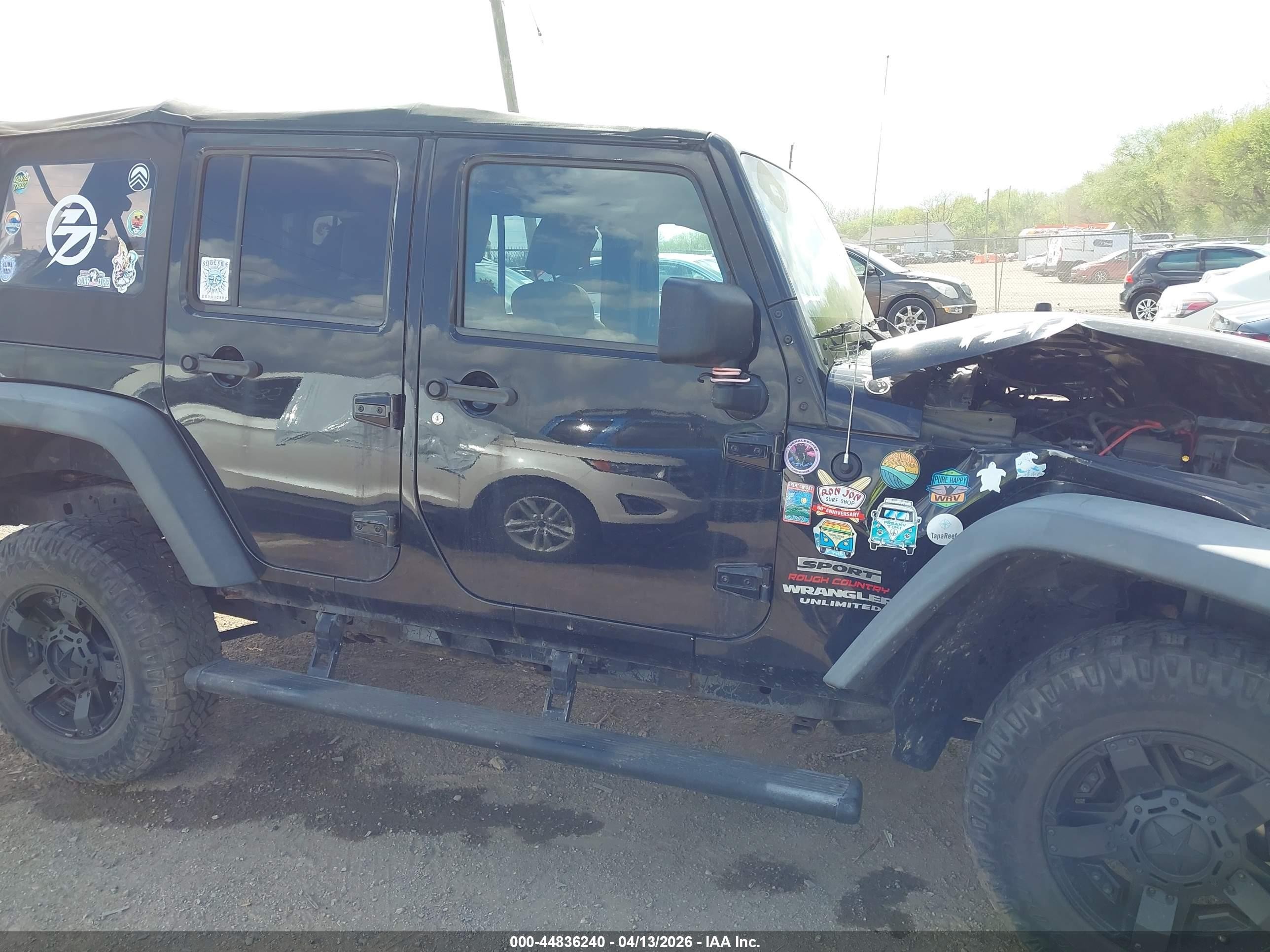 2010 Jeep Wrangler Unlimited Sport Black vin: 1J4BA3H19AL175846