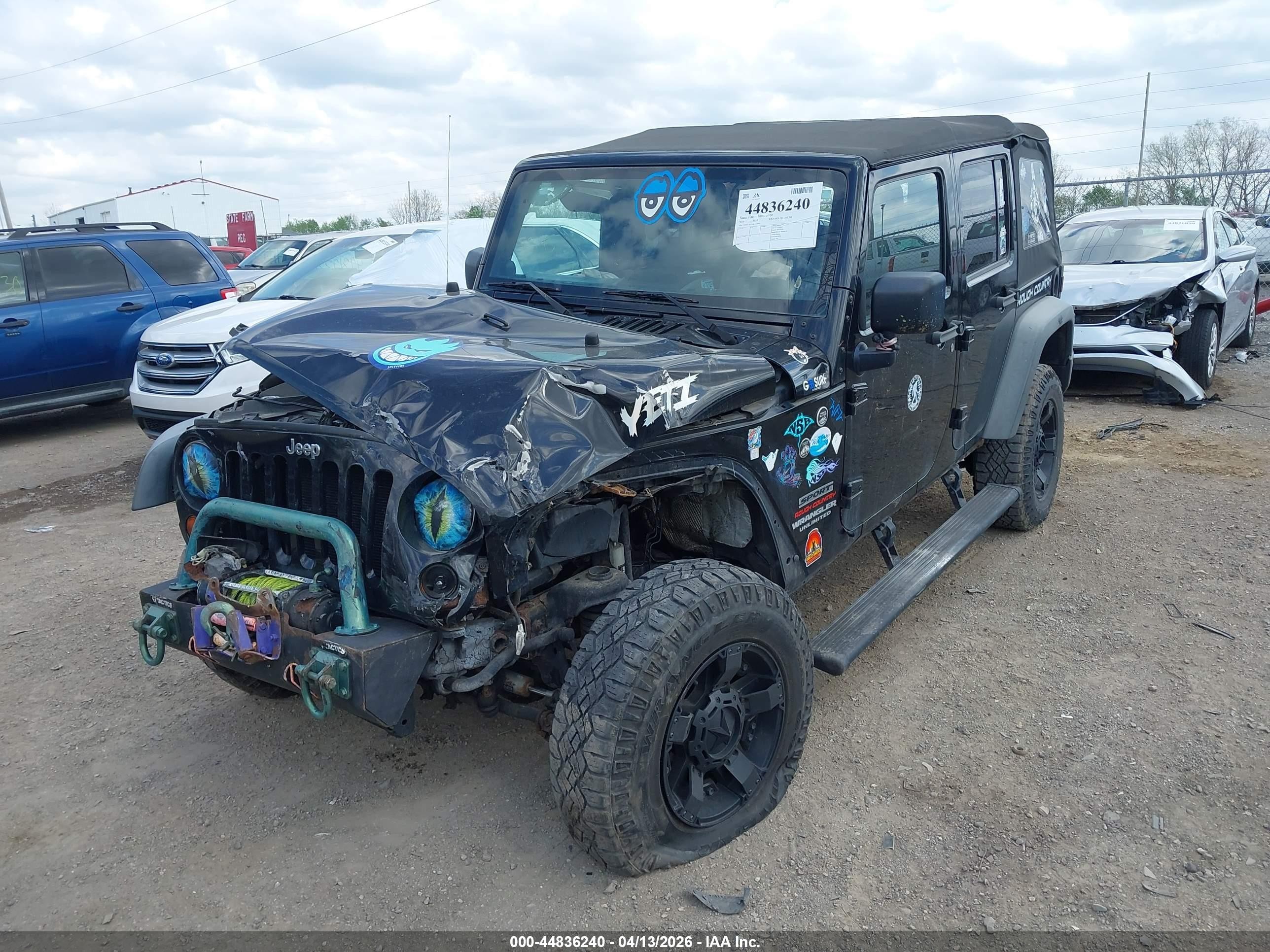 2010 Jeep Wrangler Unlimited Sport Black vin: 1J4BA3H19AL175846