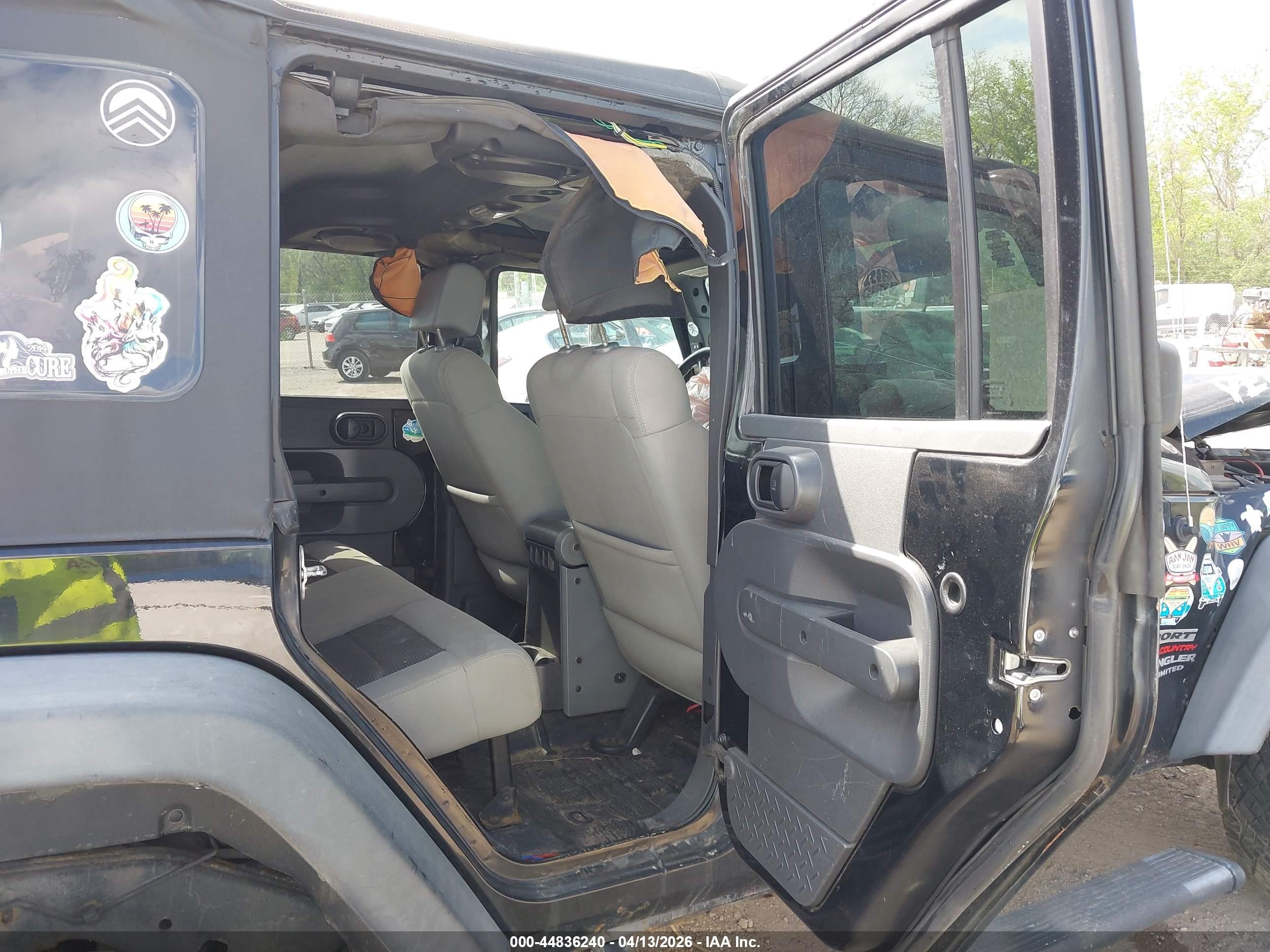 2010 Jeep Wrangler Unlimited Sport Black vin: 1J4BA3H19AL175846