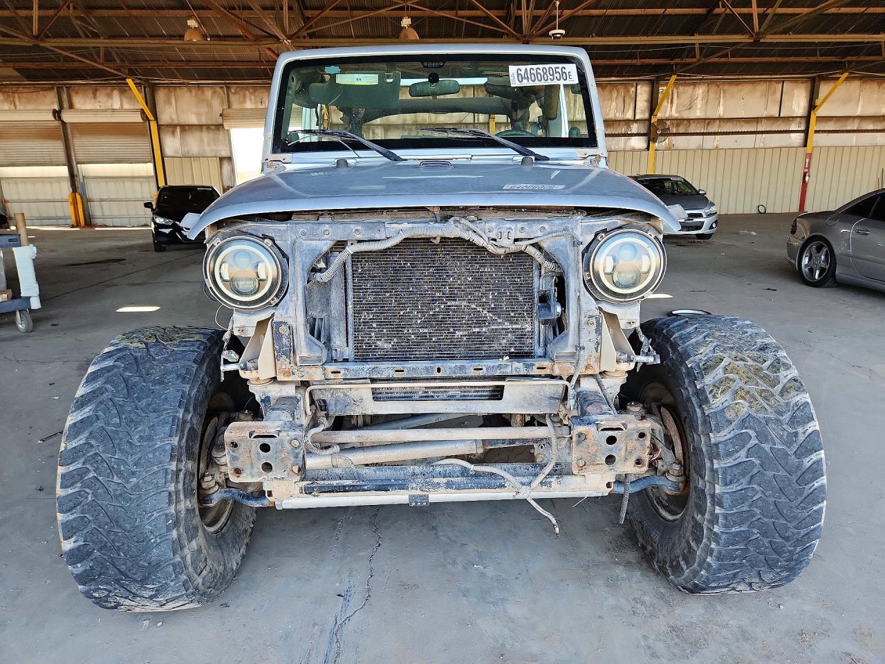 2010 Jeep Wrangler Unlimited Sport Silver vin: 1J4BA3H19AL179671