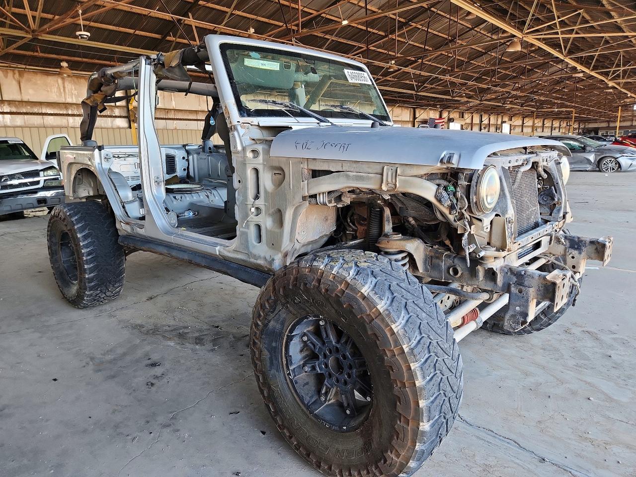 2010 Jeep Wrangler Unlimited Sport Silver vin: 1J4BA3H19AL179671