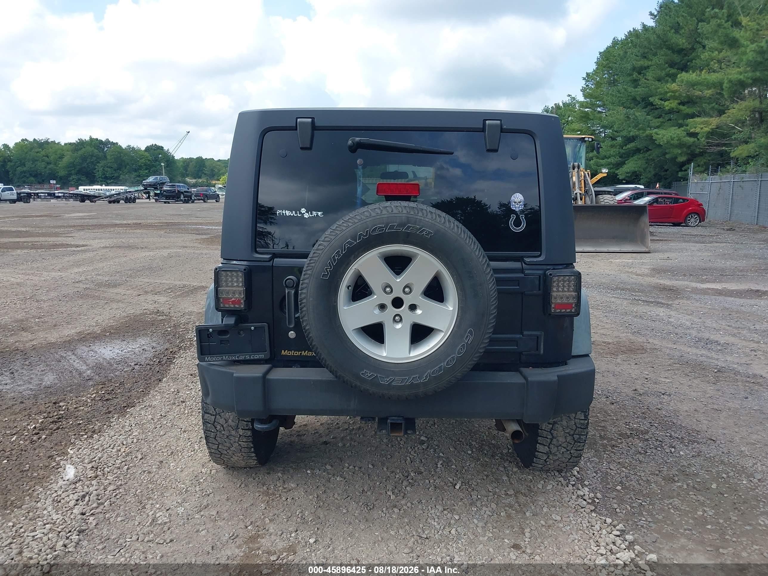 2011 Jeep Wrangler Unlimited Sport Black vin: 1J4BA3H19BL522173