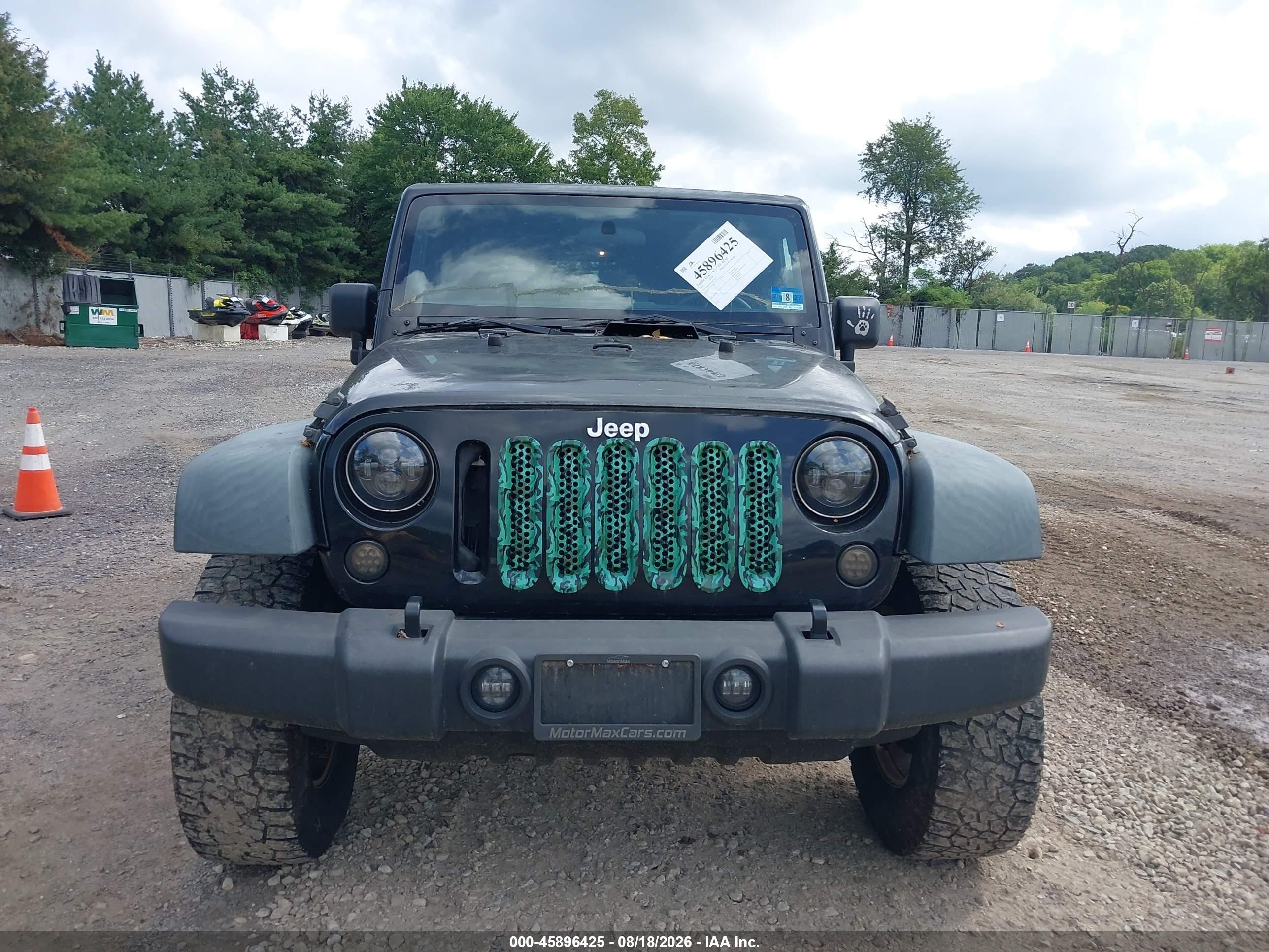 2011 Jeep Wrangler Unlimited Sport Black vin: 1J4BA3H19BL522173