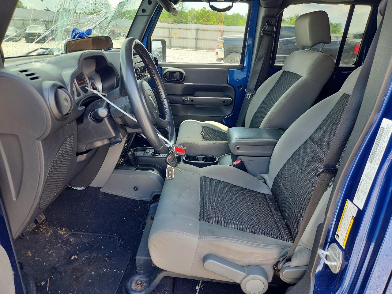 2010 Jeep Wrangler Unlimited Sport Синий vin: 1J4BA3H1XAL184944