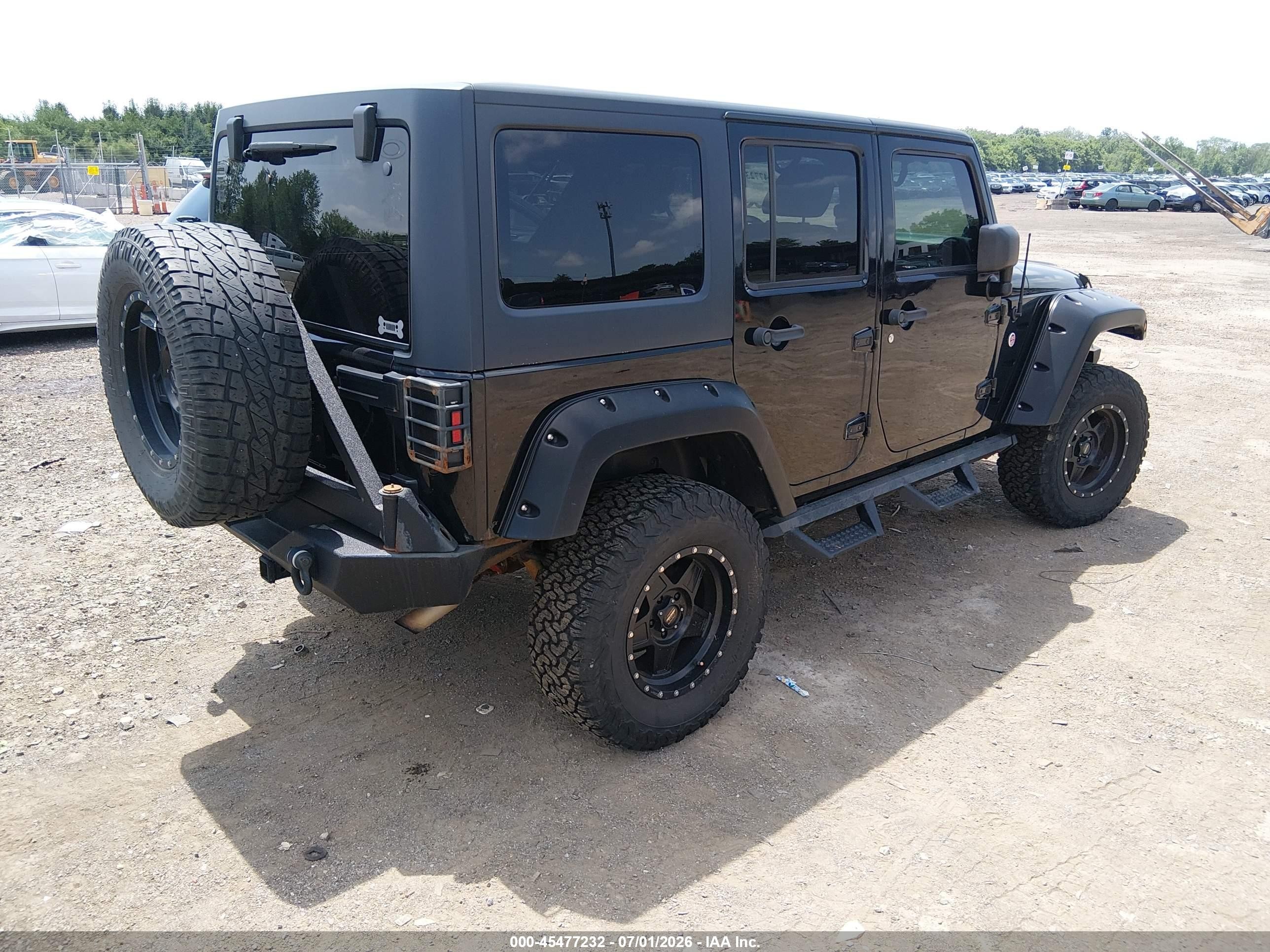 2011 Jeep Wrangler Unlimited Sport Black vin: 1J4BA3H1XBL507956