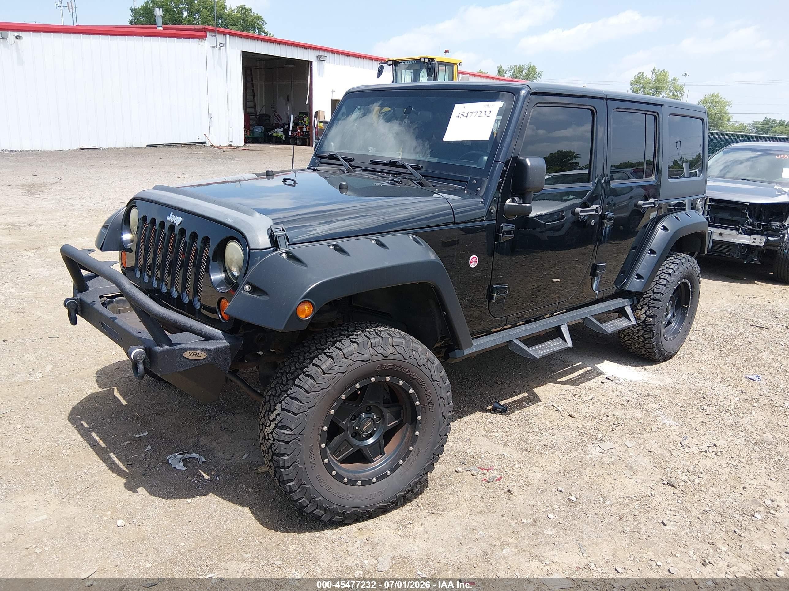 2011 Jeep Wrangler Unlimited Sport Black vin: 1J4BA3H1XBL507956