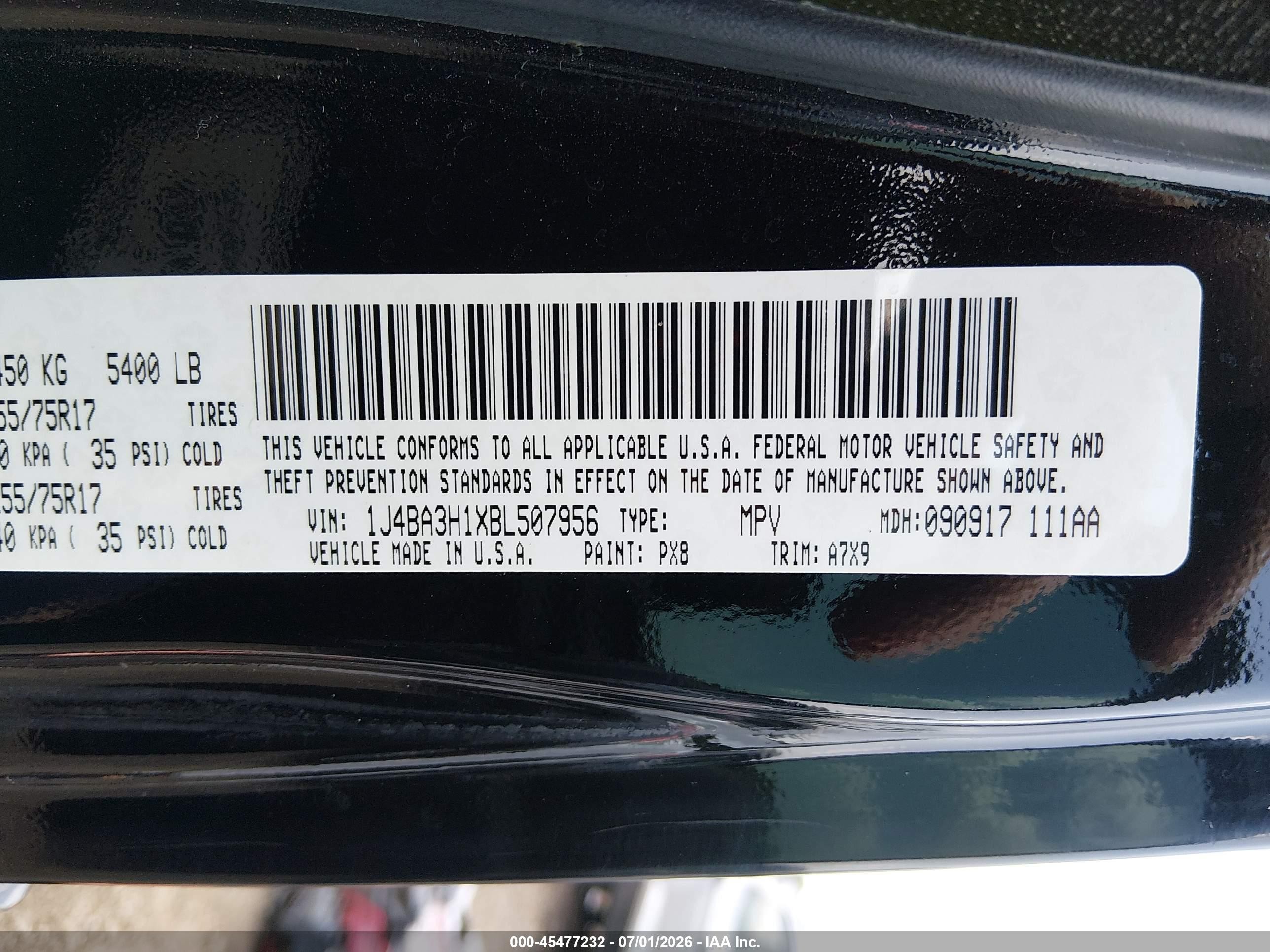 2011 Jeep Wrangler Unlimited Sport Black vin: 1J4BA3H1XBL507956